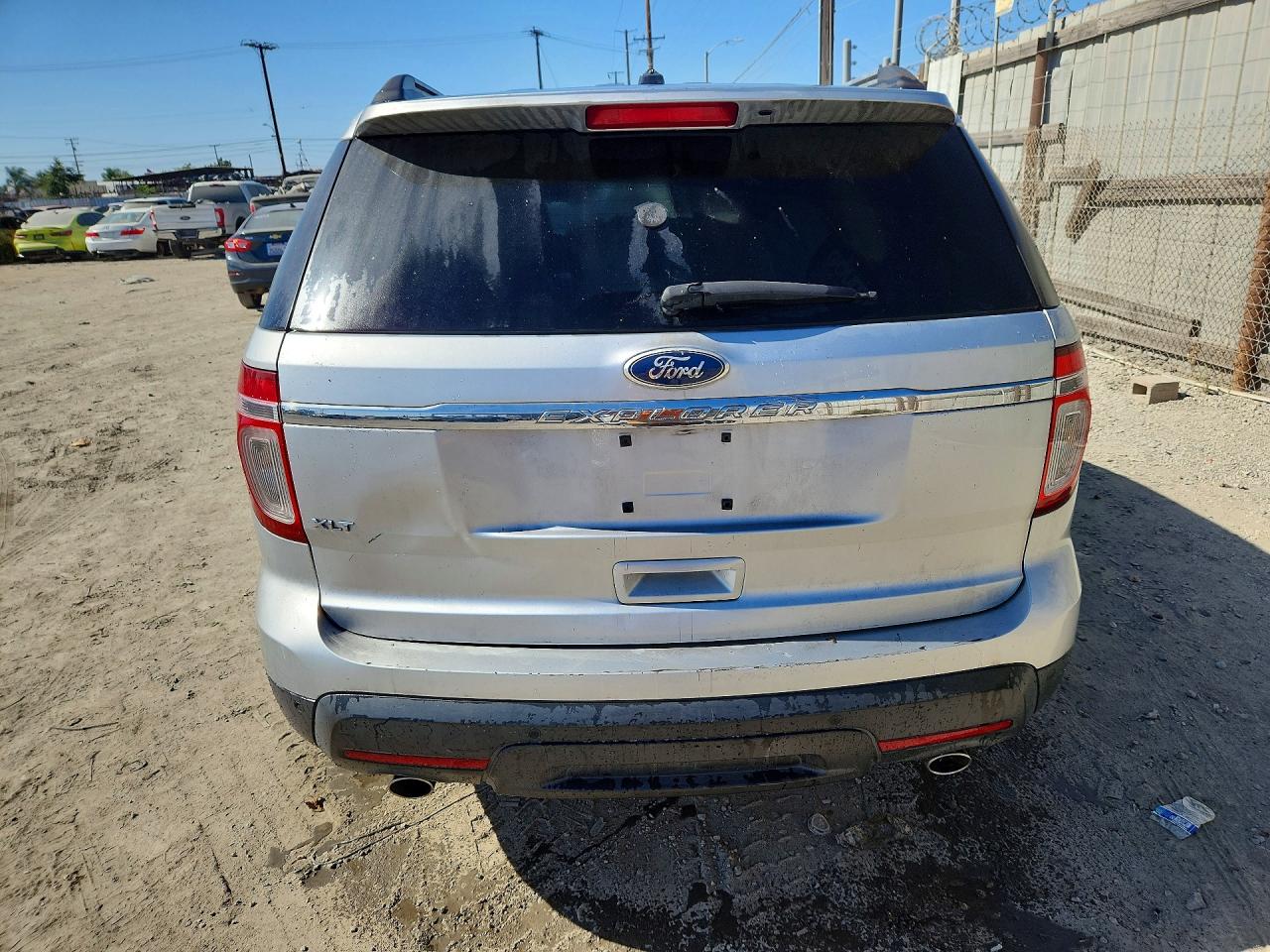 2011 Ford Explorer Xlt Silver vin: 1FMHK7D83BGA94483