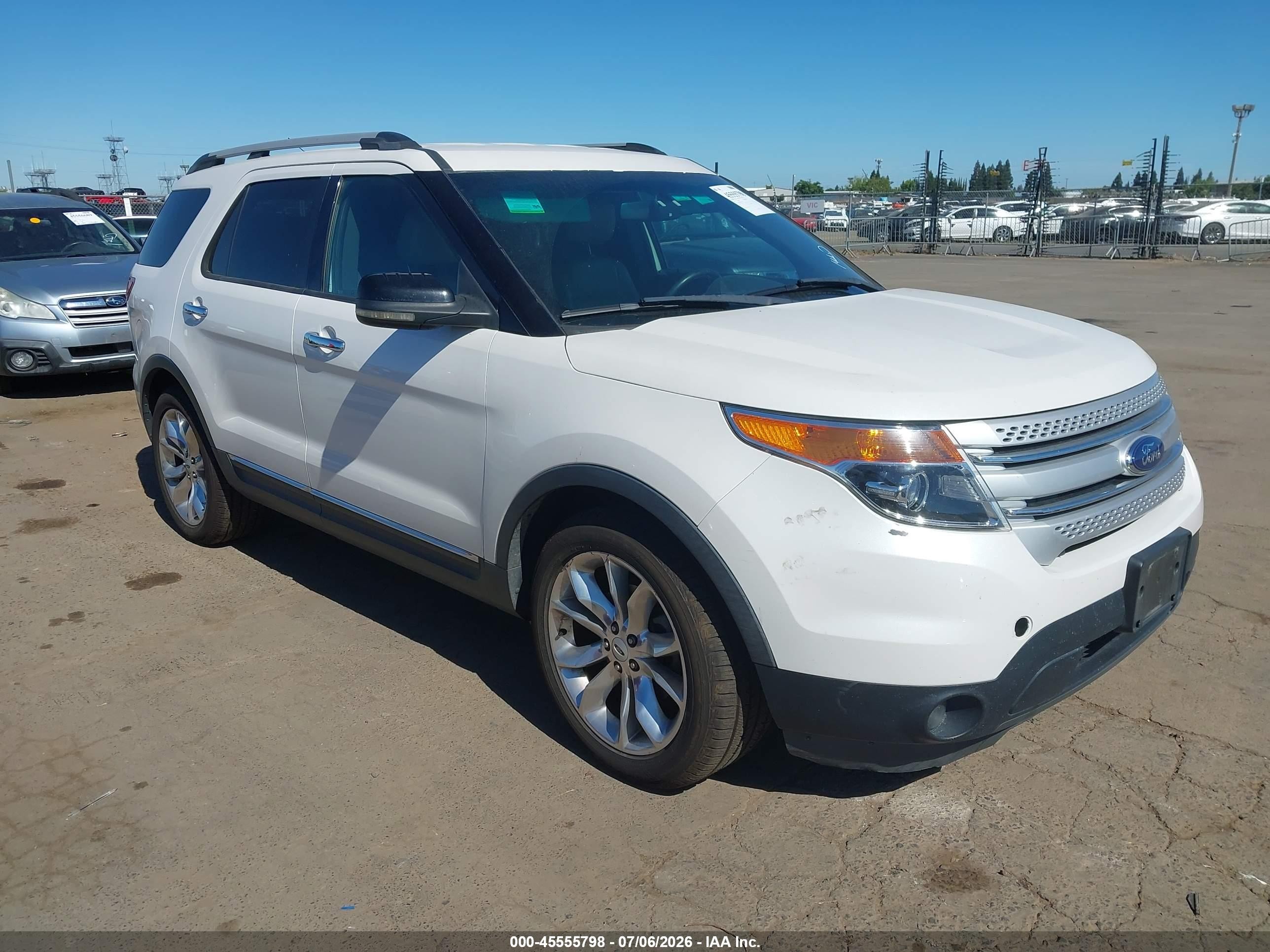 2012 Ford Explorer Xlt Белый vin: 1FMHK7D83CGA32129