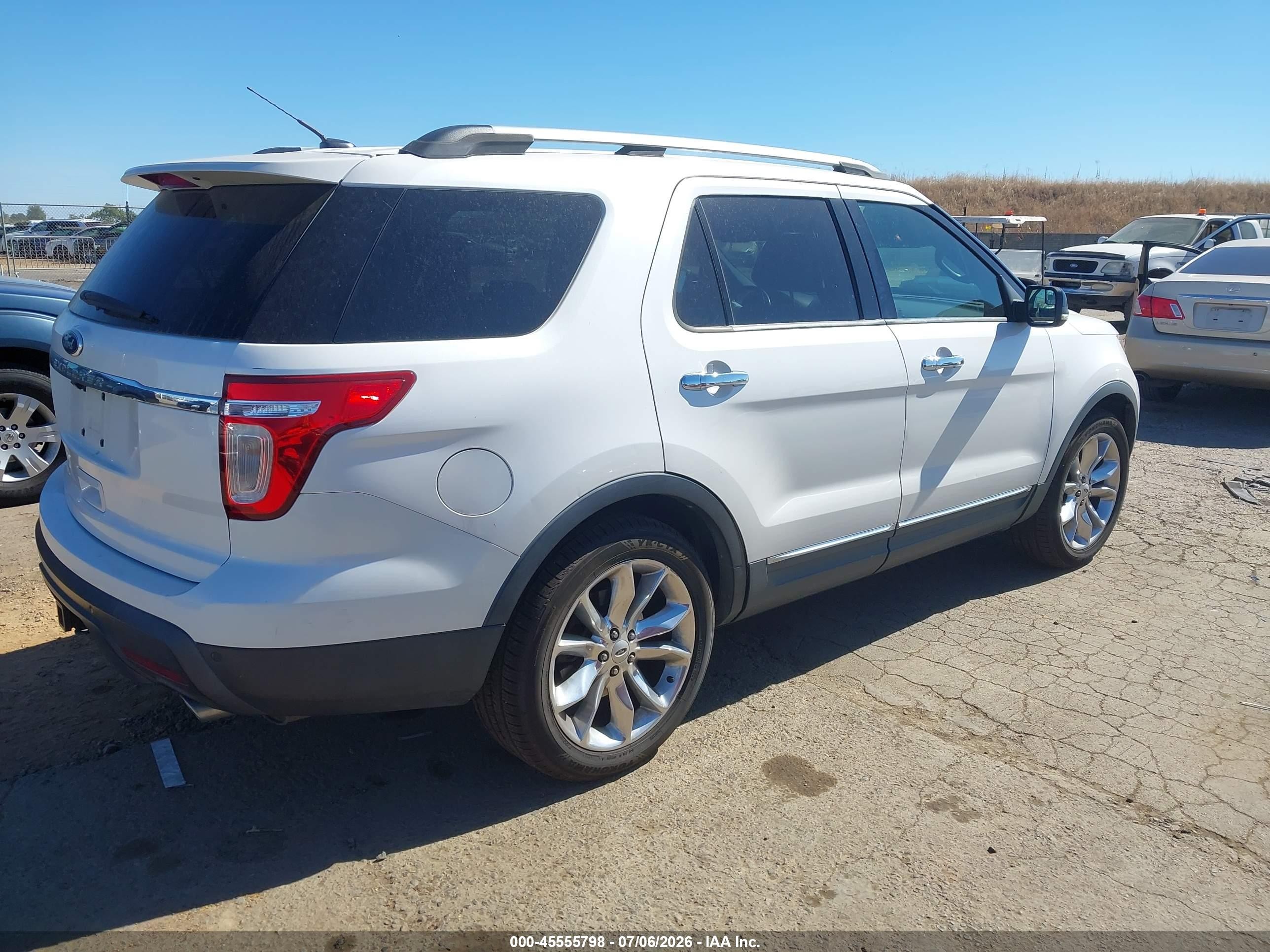 2012 Ford Explorer Xlt Белый vin: 1FMHK7D83CGA32129