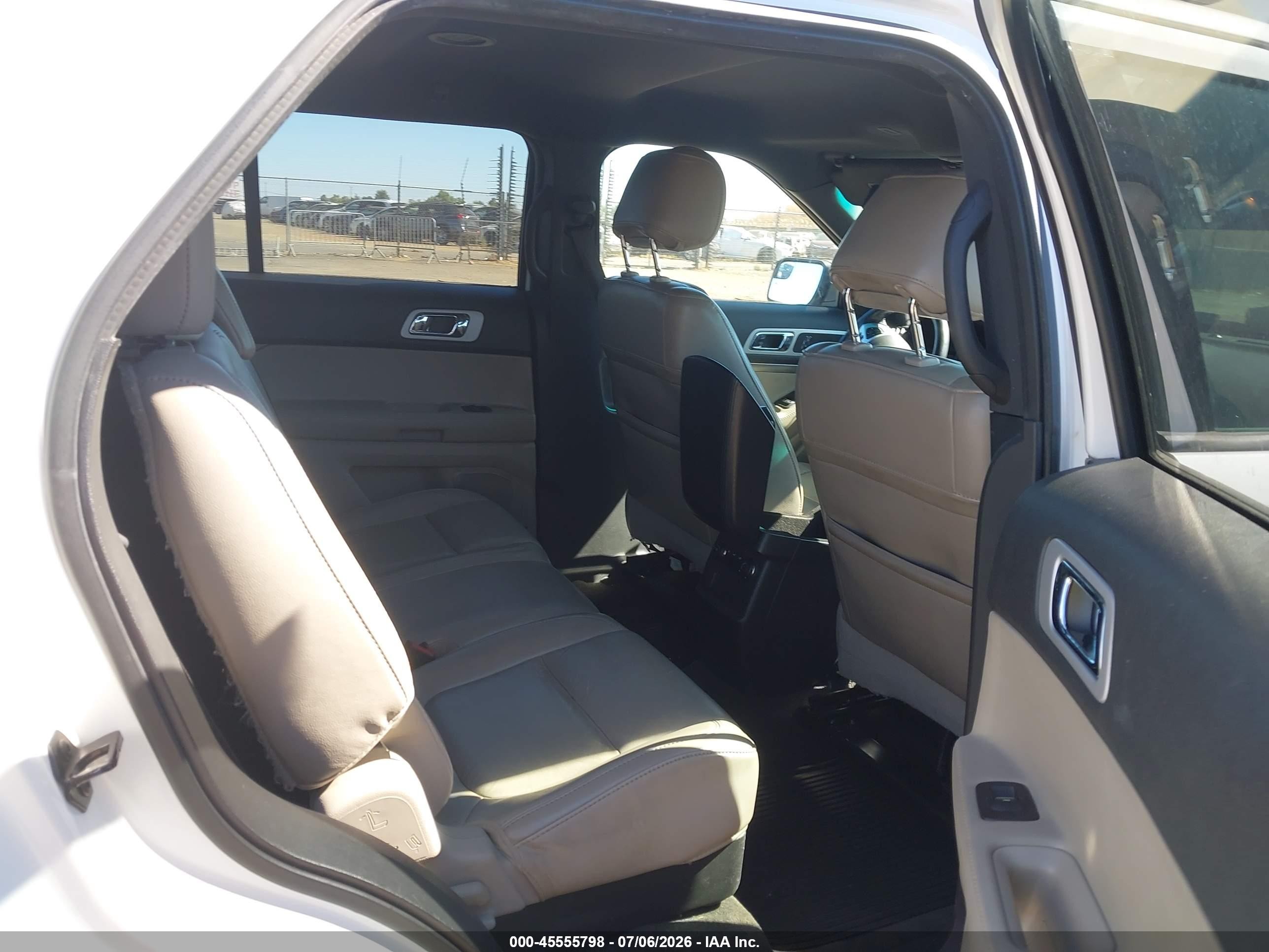 2012 Ford Explorer Xlt Белый vin: 1FMHK7D83CGA32129