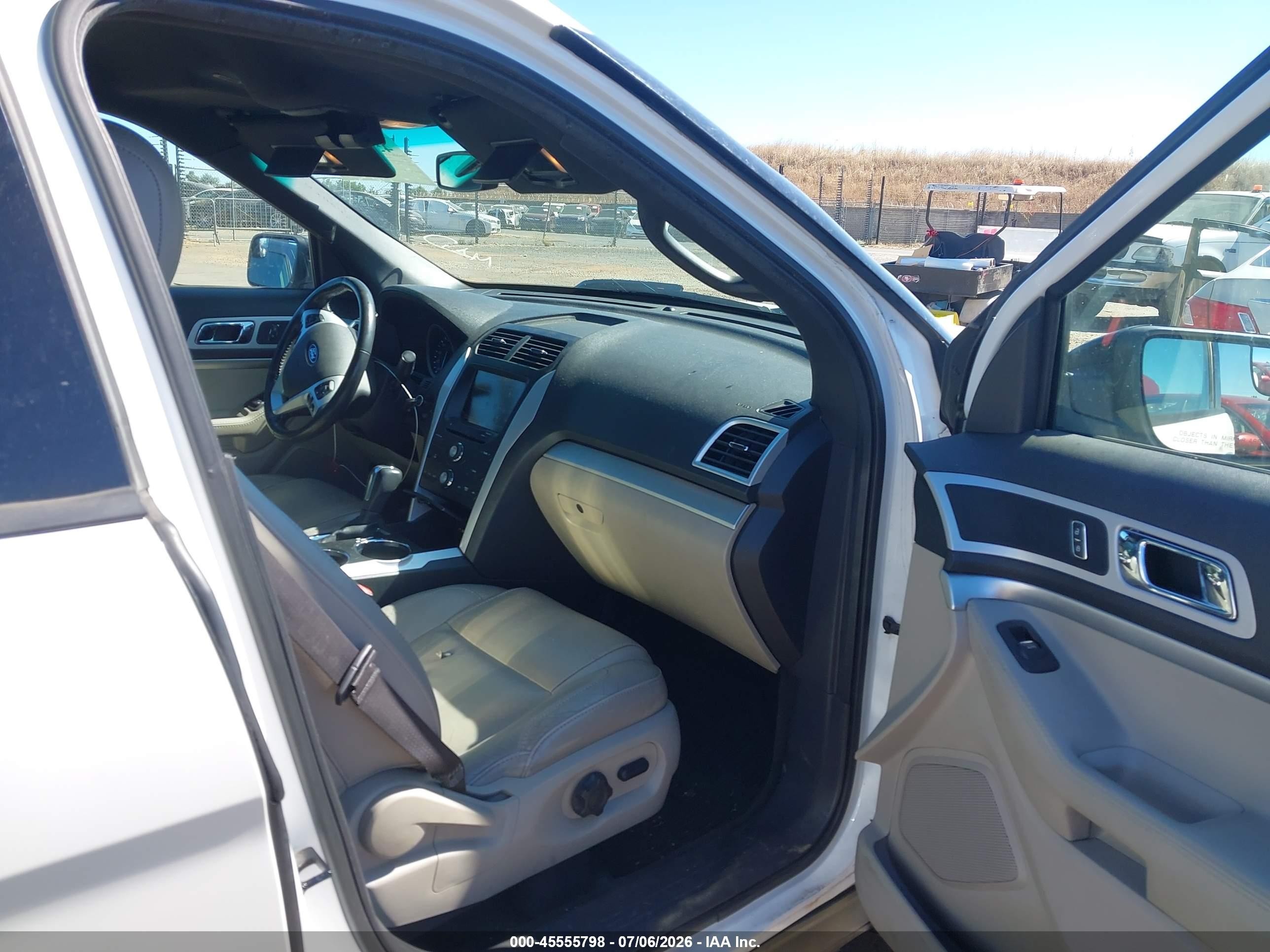 2012 Ford Explorer Xlt Белый vin: 1FMHK7D83CGA32129