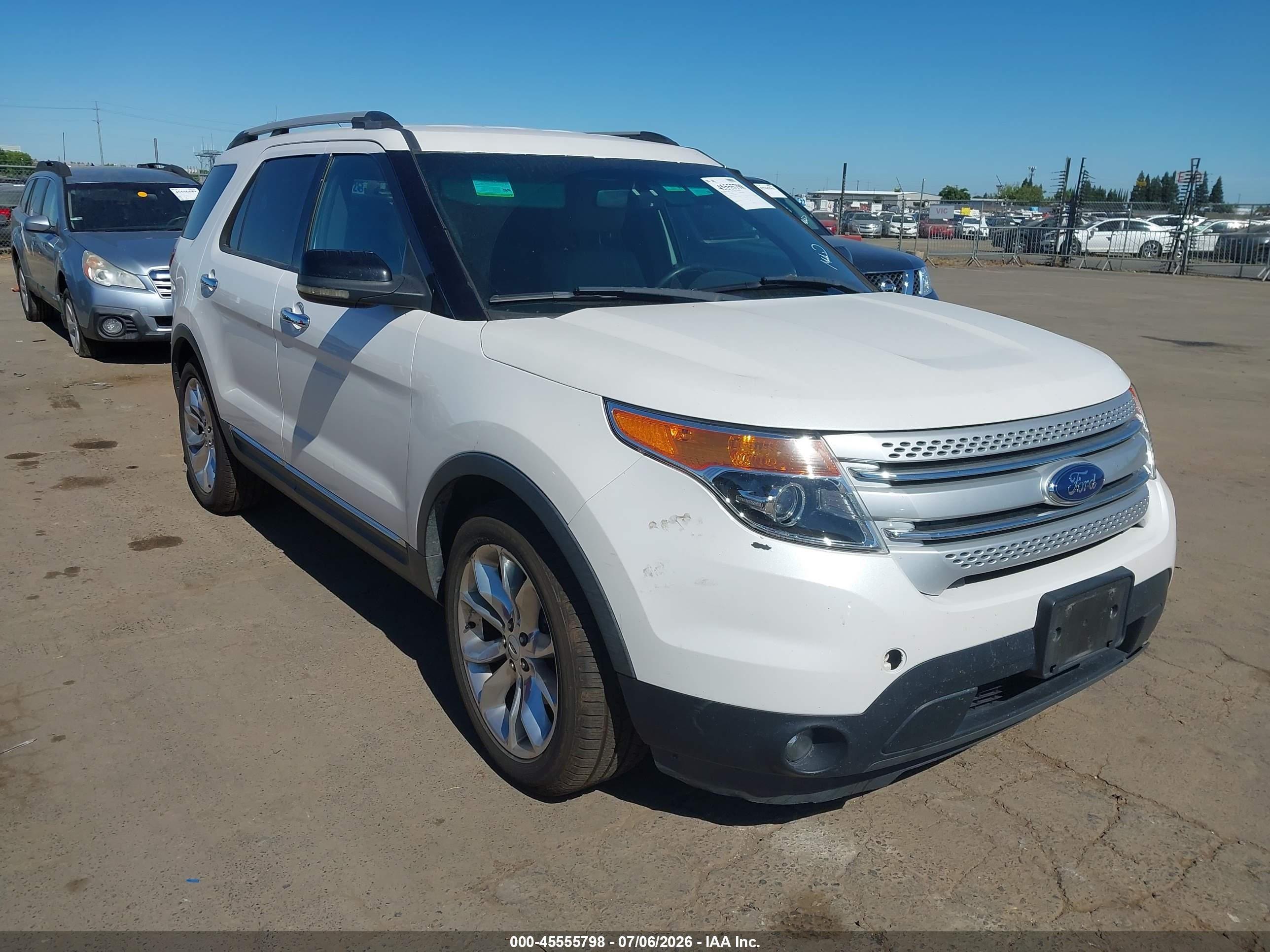 2012 Ford Explorer Xlt Белый vin: 1FMHK7D83CGA32129