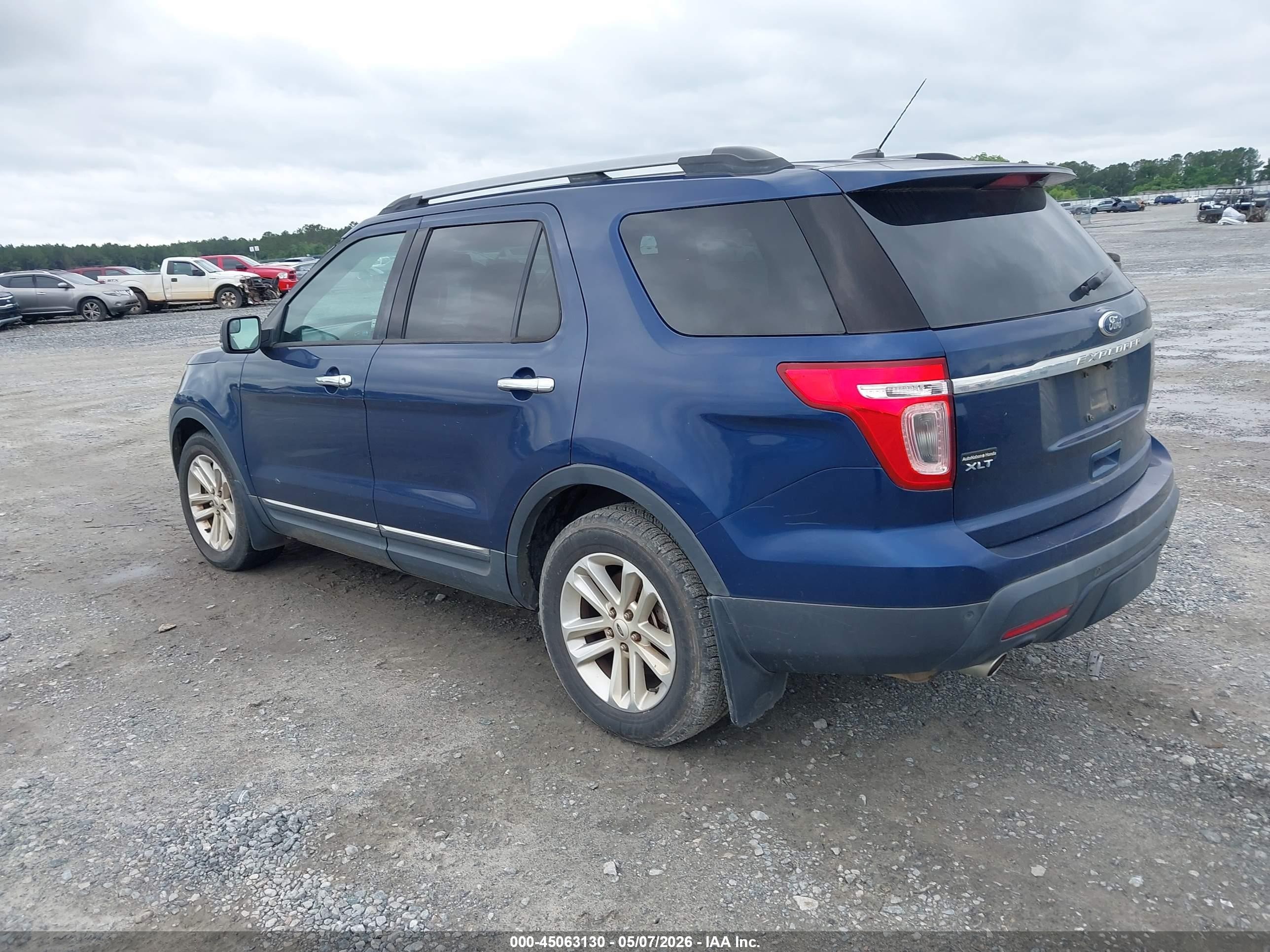 2012 Ford Explorer Xlt Синий vin: 1FMHK7D83CGA43079