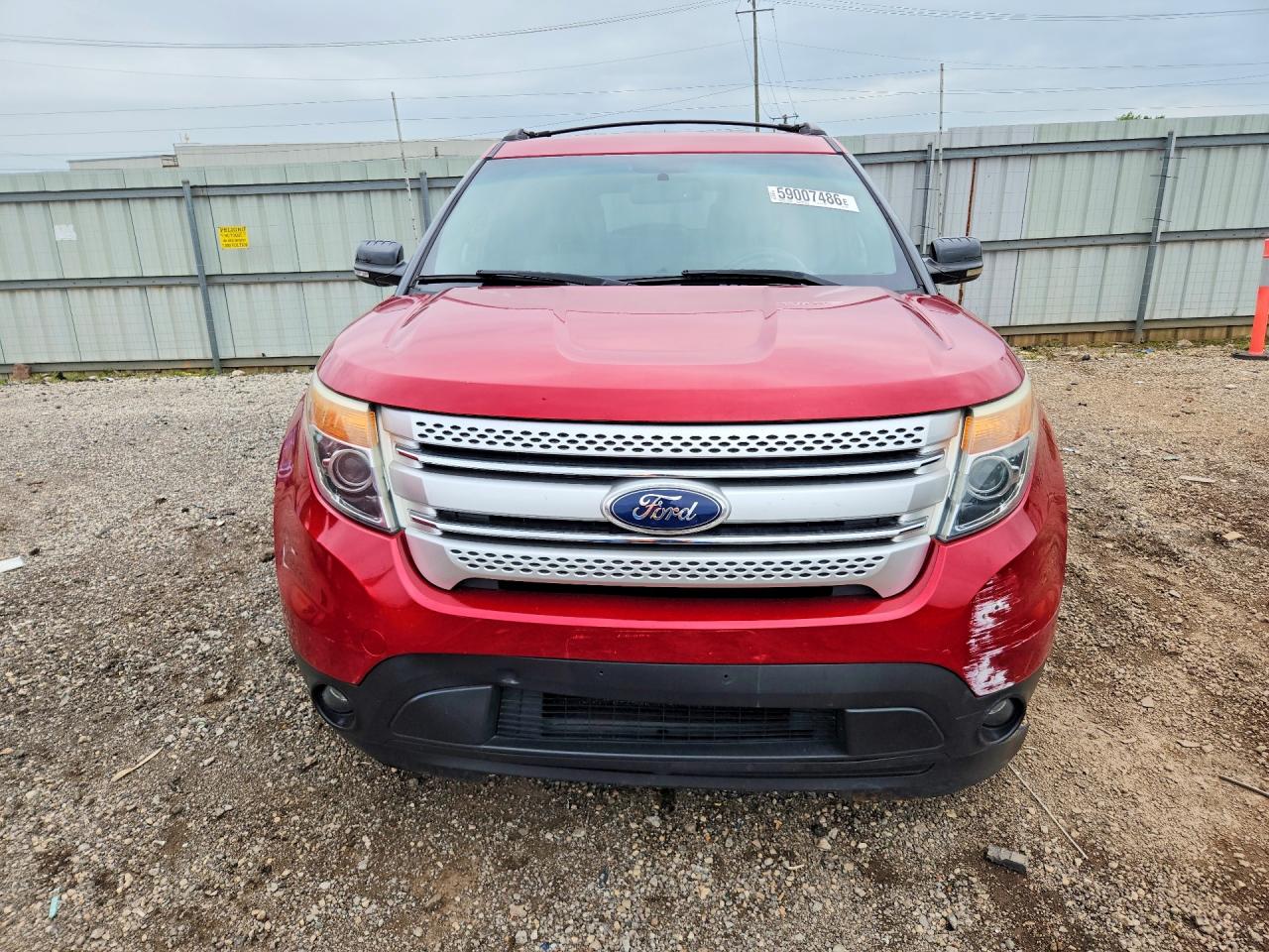 2011 Ford Explorer Xlt Red vin: 1FMHK7D84BGA10011