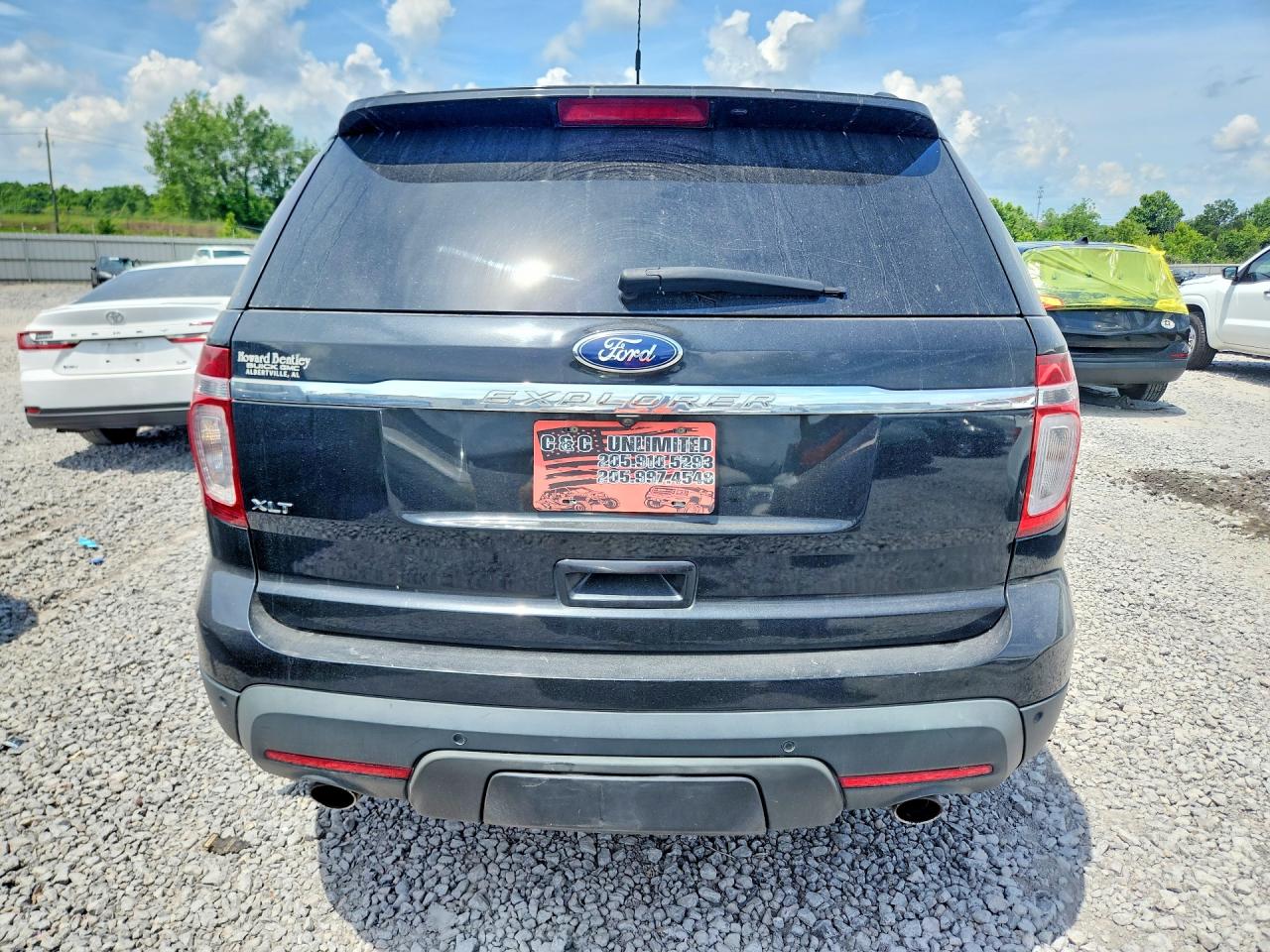 2011 Ford Explorer Xlt Black vin: 1FMHK7D84BGA59211