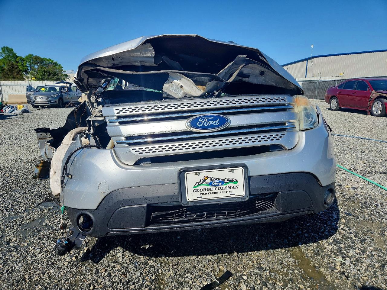 2011 Ford Explorer Xlt Серебряный vin: 1FMHK7D84BGA91317