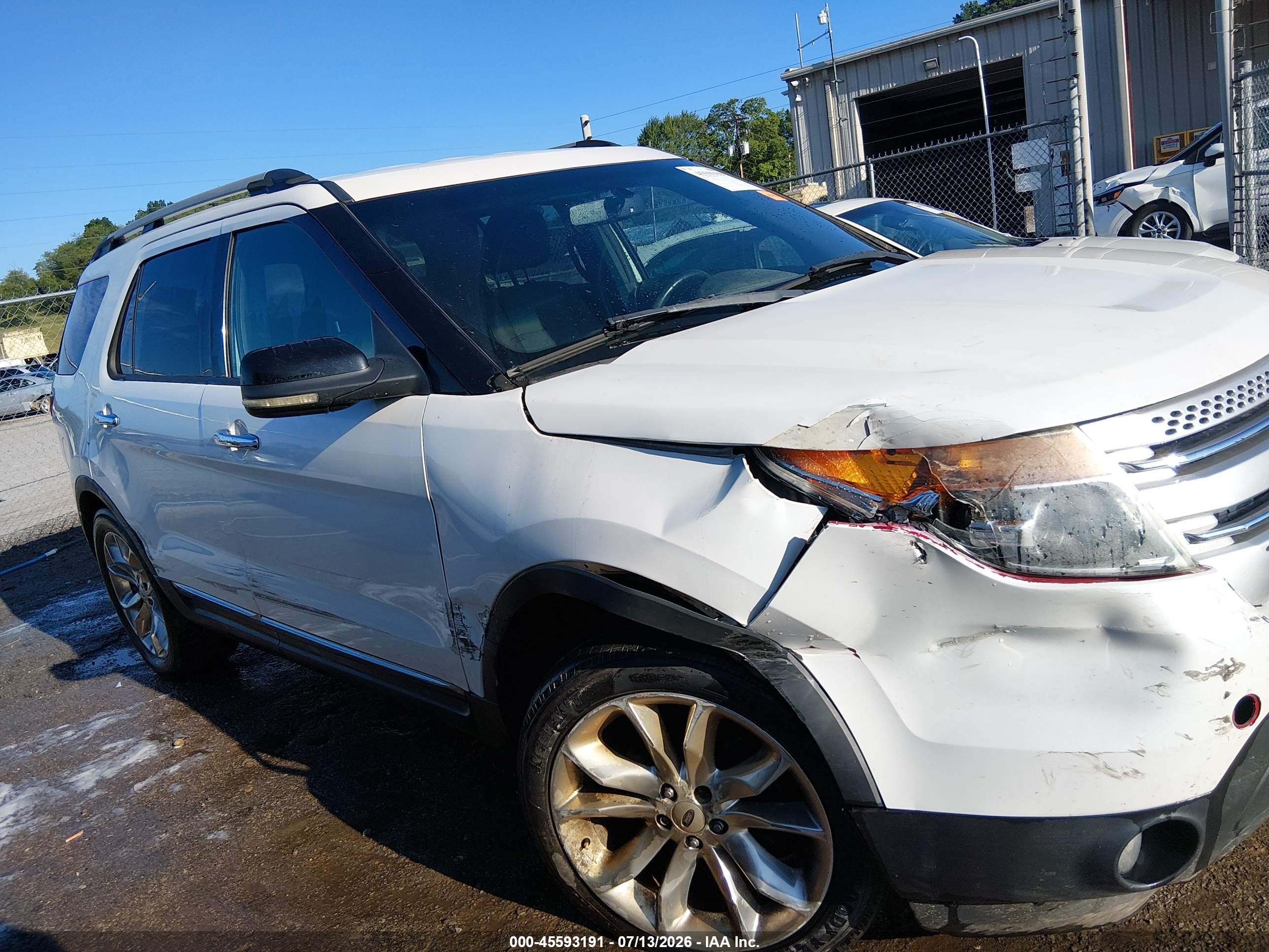 2012 Ford Explorer Xlt Белый vin: 1FMHK7D84CGA30826
