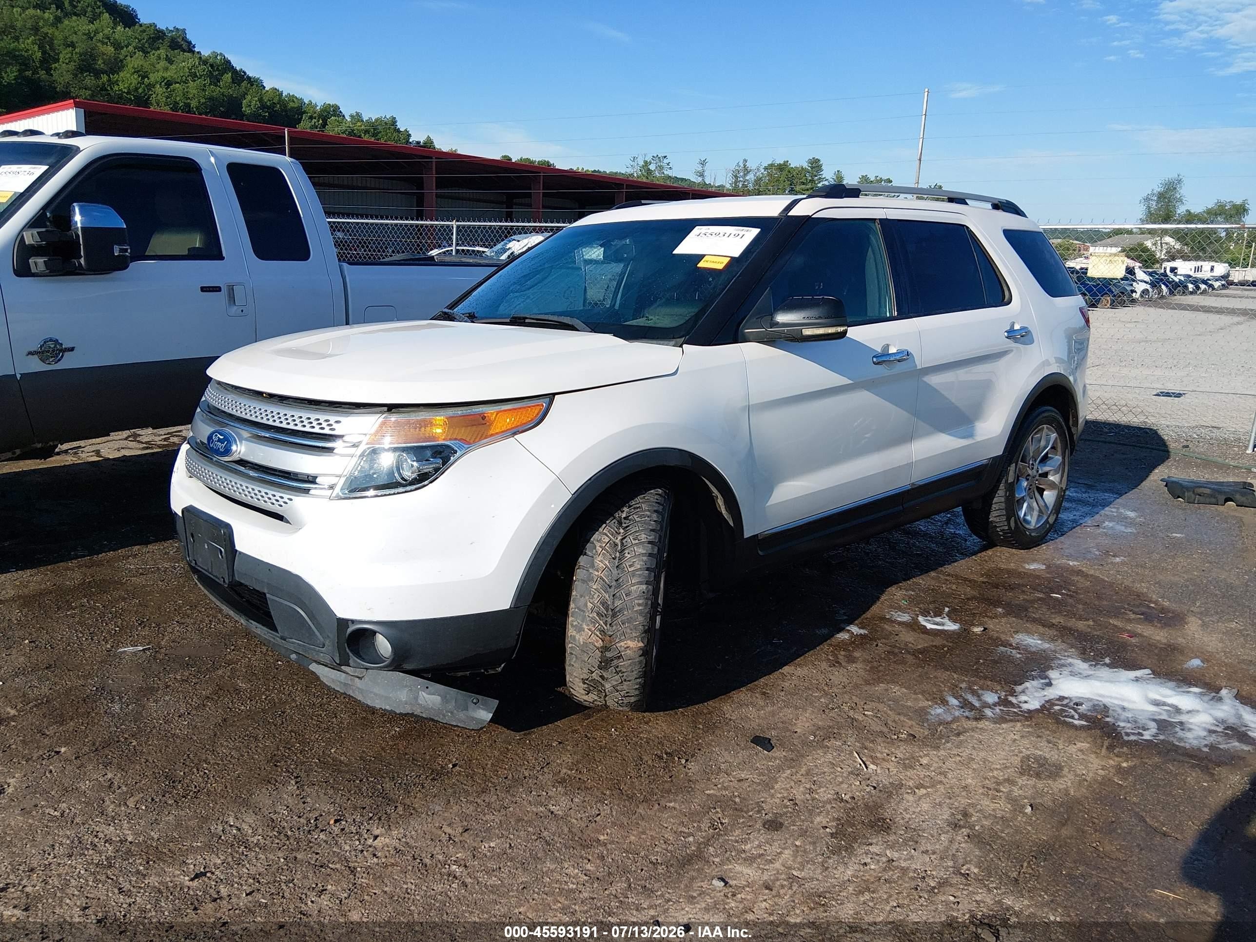 2012 Ford Explorer Xlt Белый vin: 1FMHK7D84CGA30826