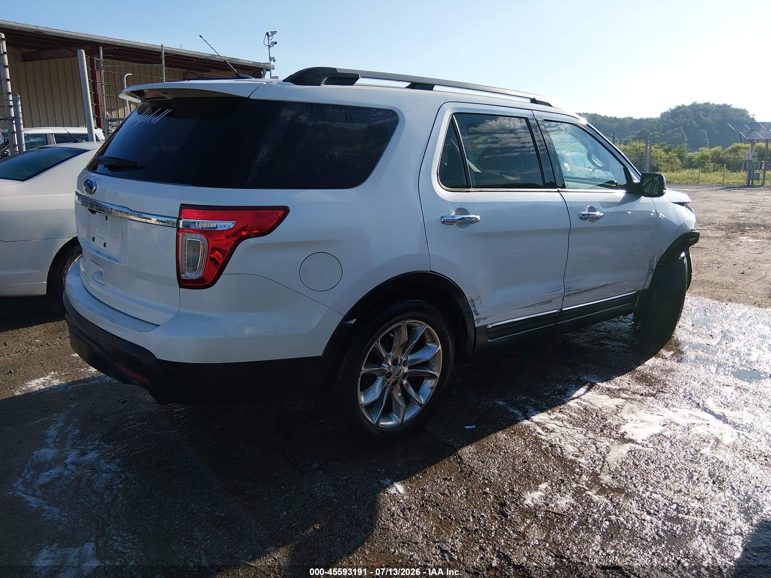 2012 Ford Explorer Xlt Белый vin: 1FMHK7D84CGA30826