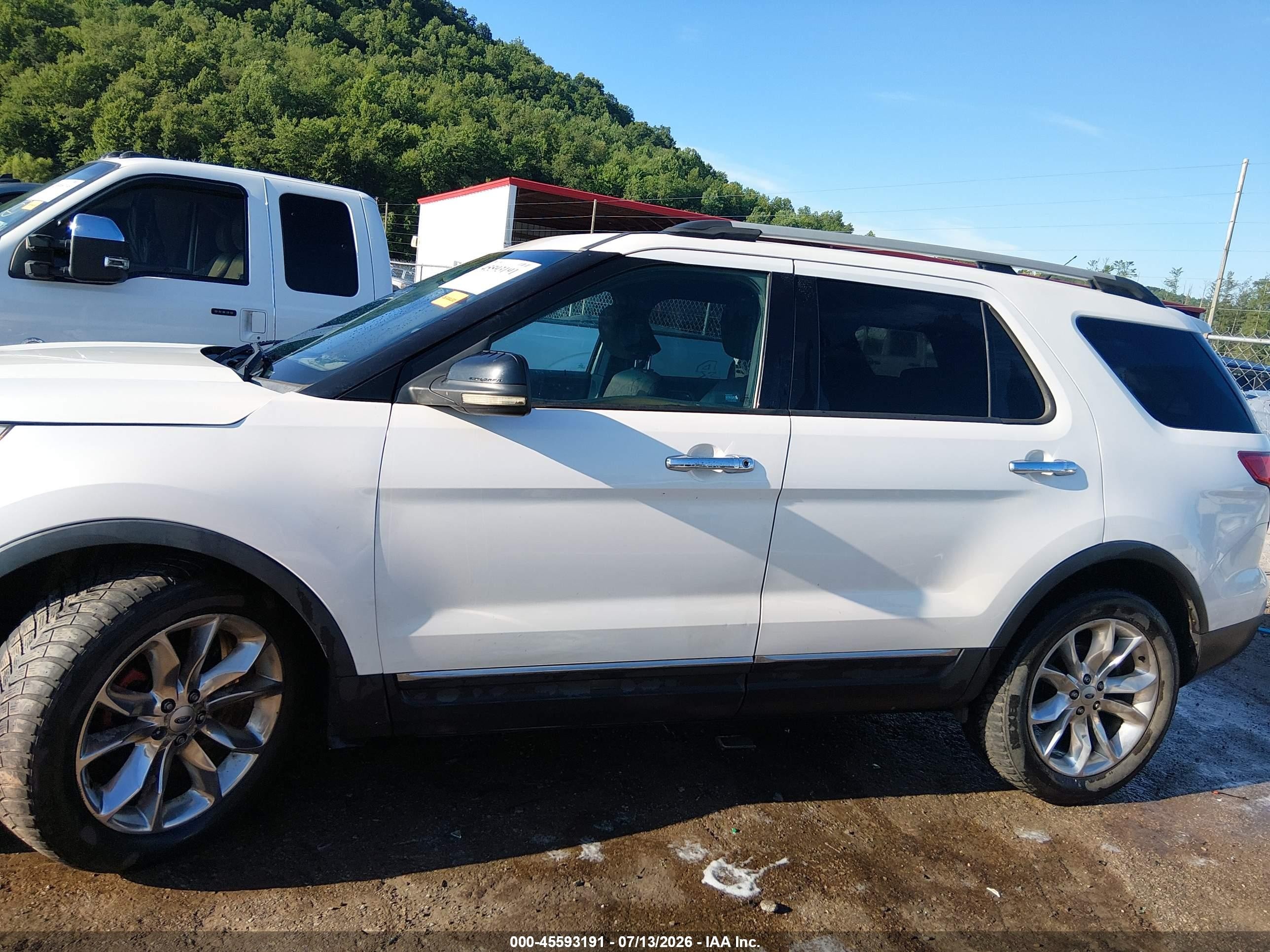 2012 Ford Explorer Xlt Белый vin: 1FMHK7D84CGA30826