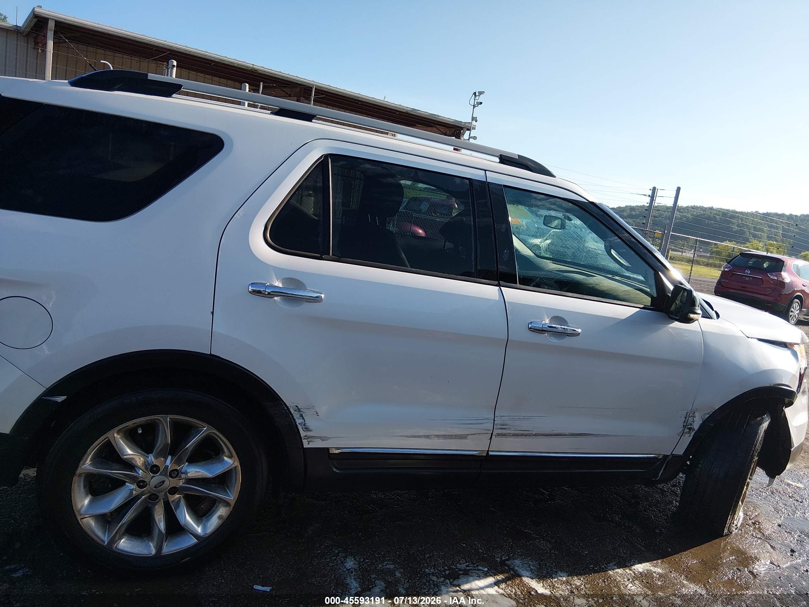 2012 Ford Explorer Xlt Белый vin: 1FMHK7D84CGA30826