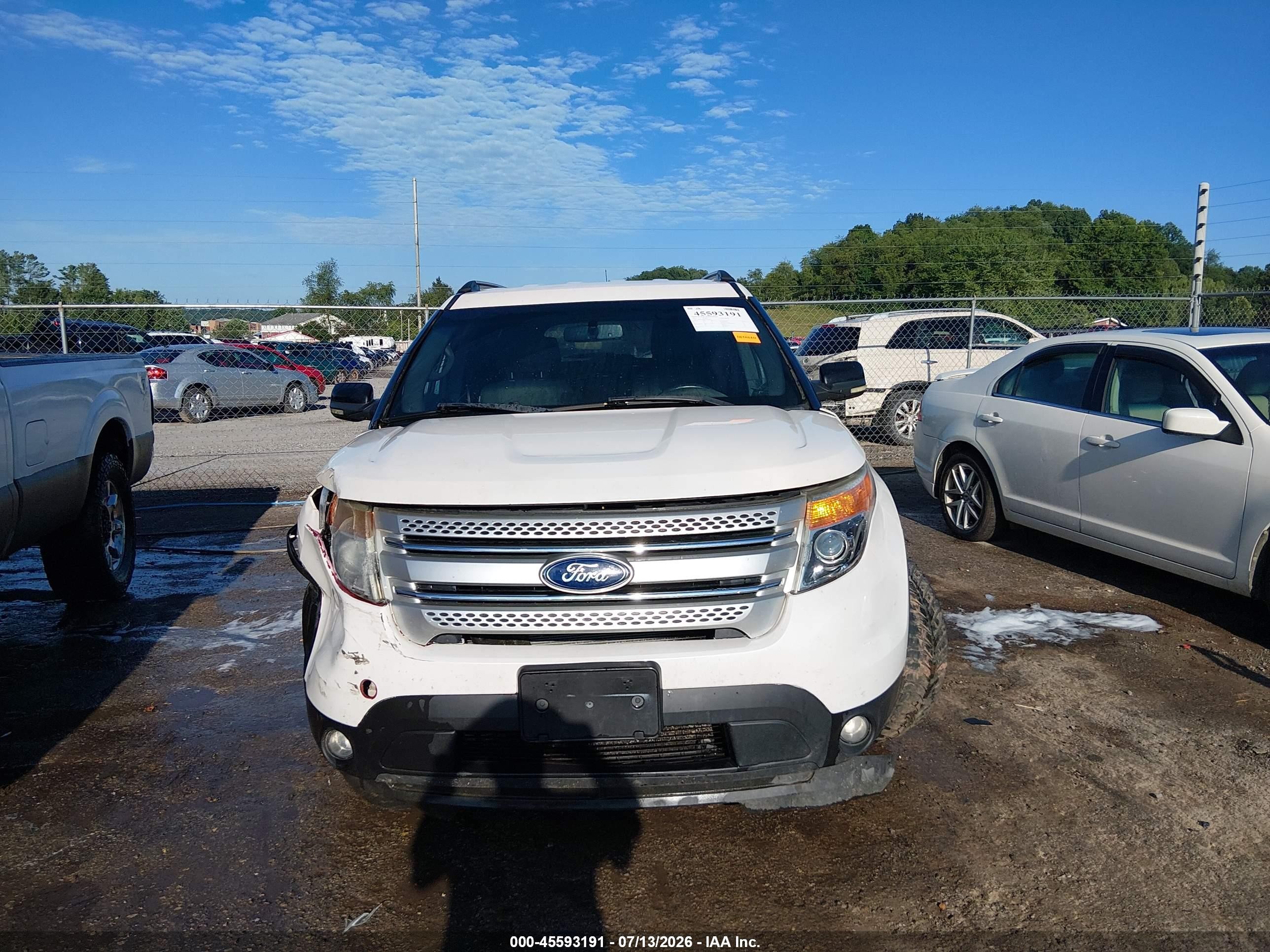 2012 Ford Explorer Xlt Белый vin: 1FMHK7D84CGA30826