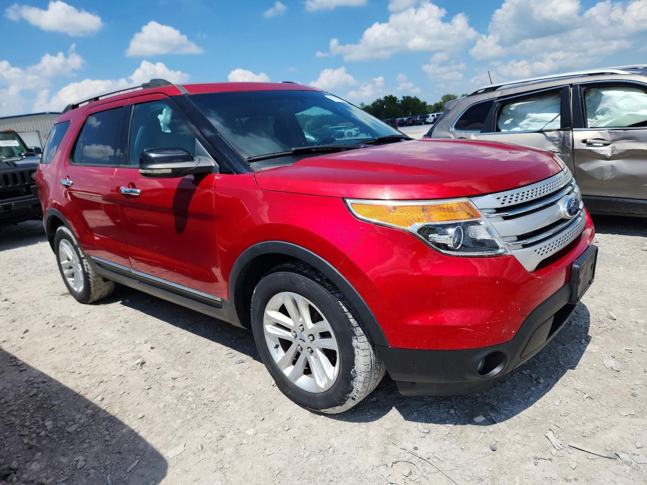 2012 Ford Explorer Xlt Красный vin: 1FMHK7D84CGA60506