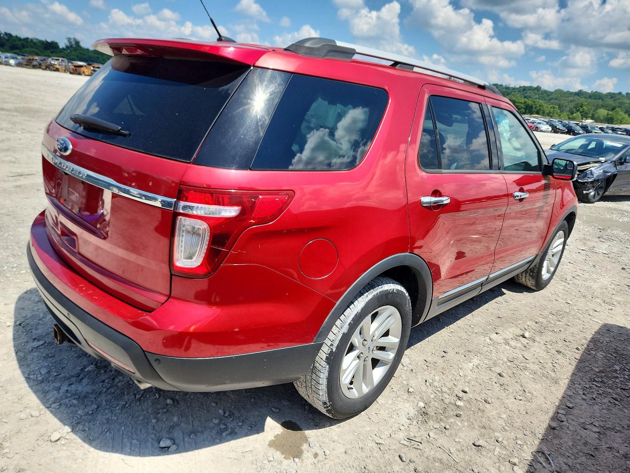 2012 Ford Explorer Xlt Красный vin: 1FMHK7D84CGA60506