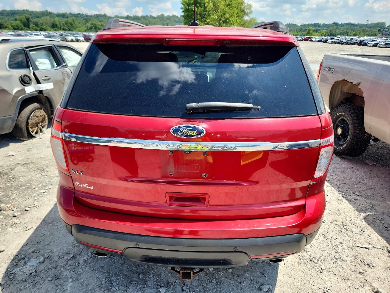 2012 Ford Explorer Xlt Красный vin: 1FMHK7D84CGA60506