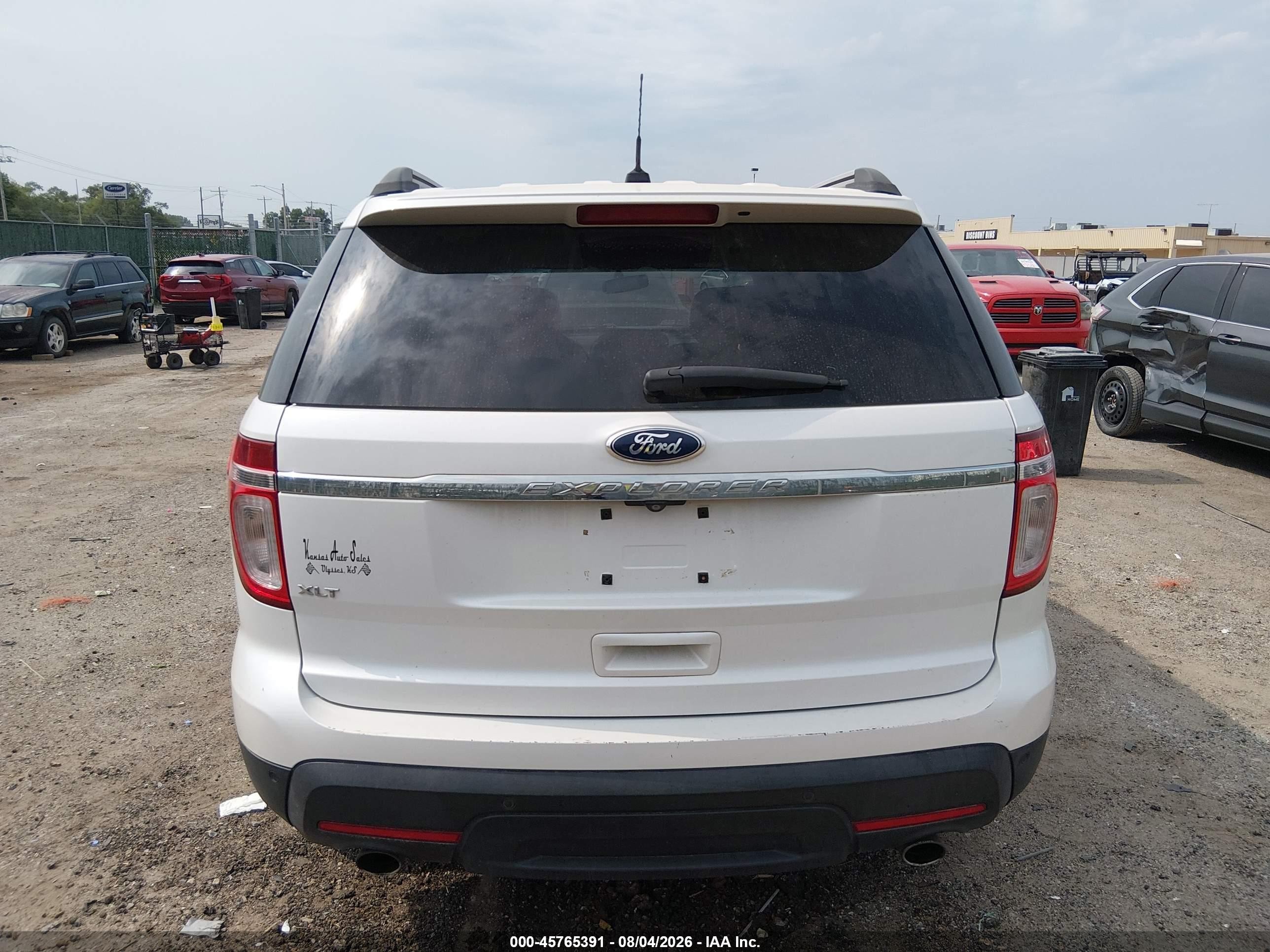2012 Ford Explorer Xlt Белый vin: 1FMHK7D84CGA84188