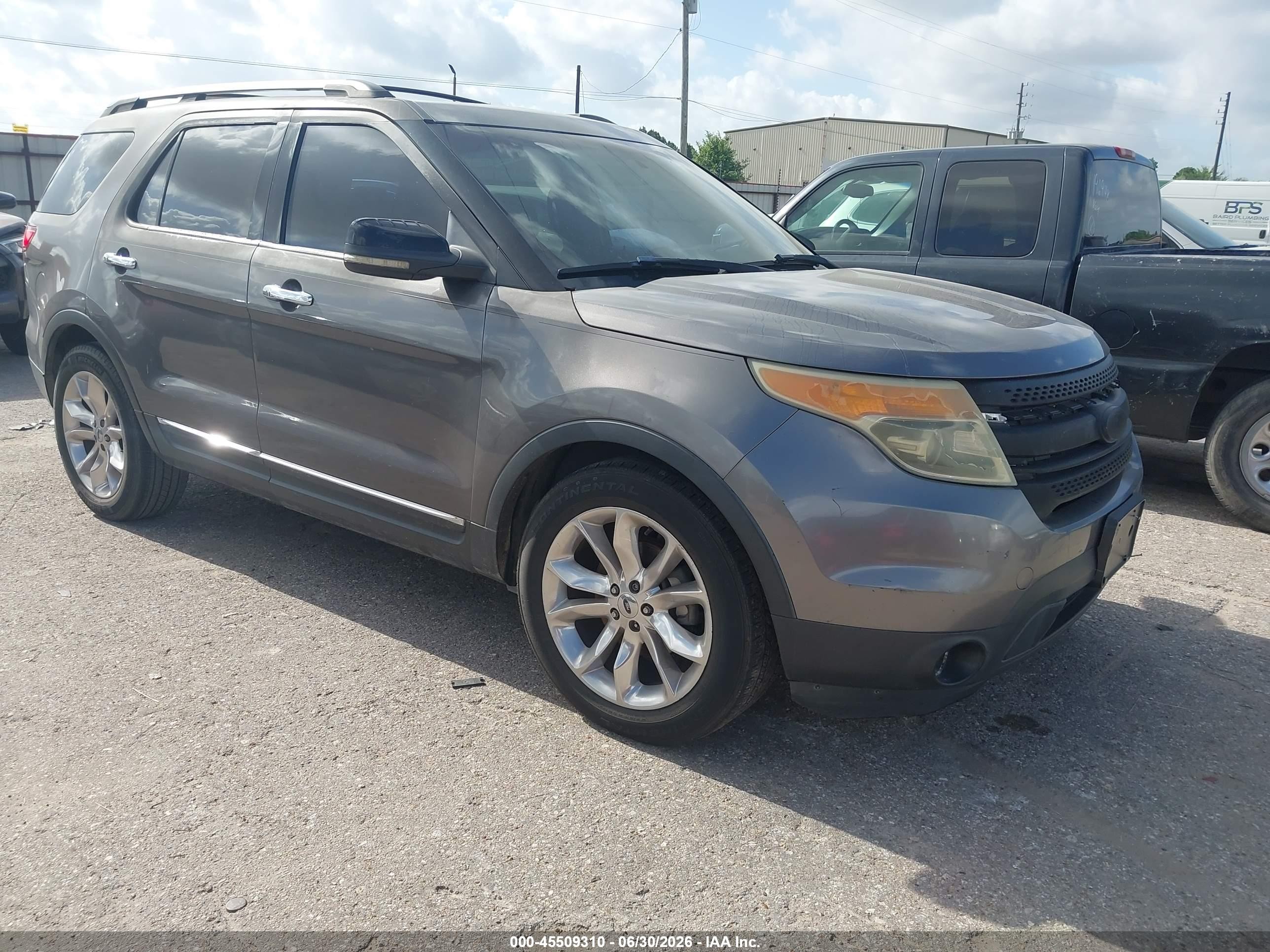 2011 Ford Explorer Xlt Gray vin: 1FMHK7D85BGA78950