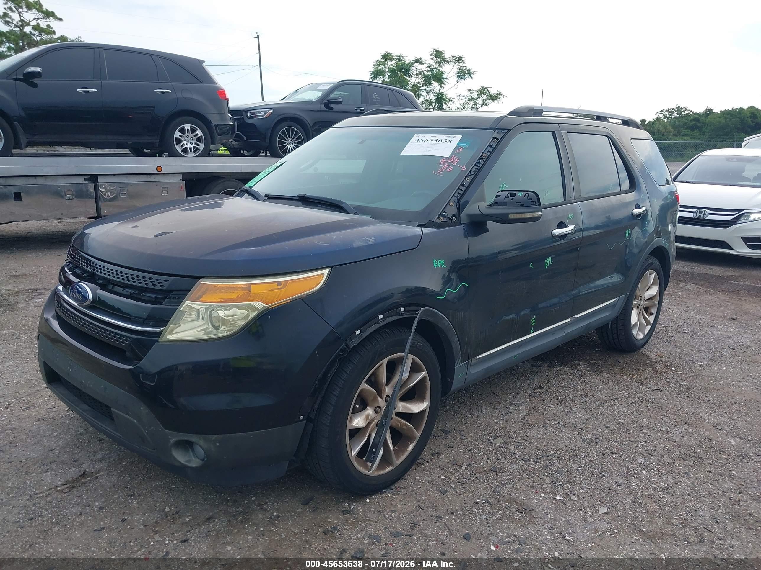 2012 Ford Explorer Xlt Black vin: 1FMHK7D85CGA03764