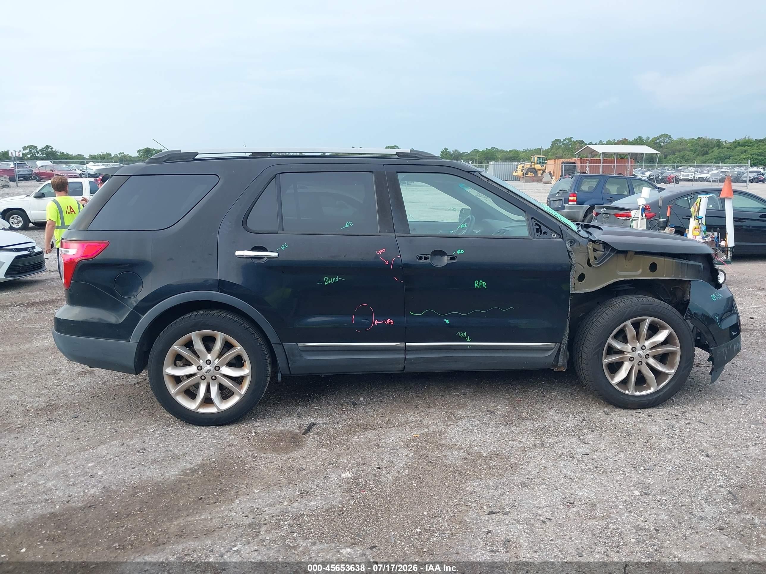 2012 Ford Explorer Xlt Black vin: 1FMHK7D85CGA03764
