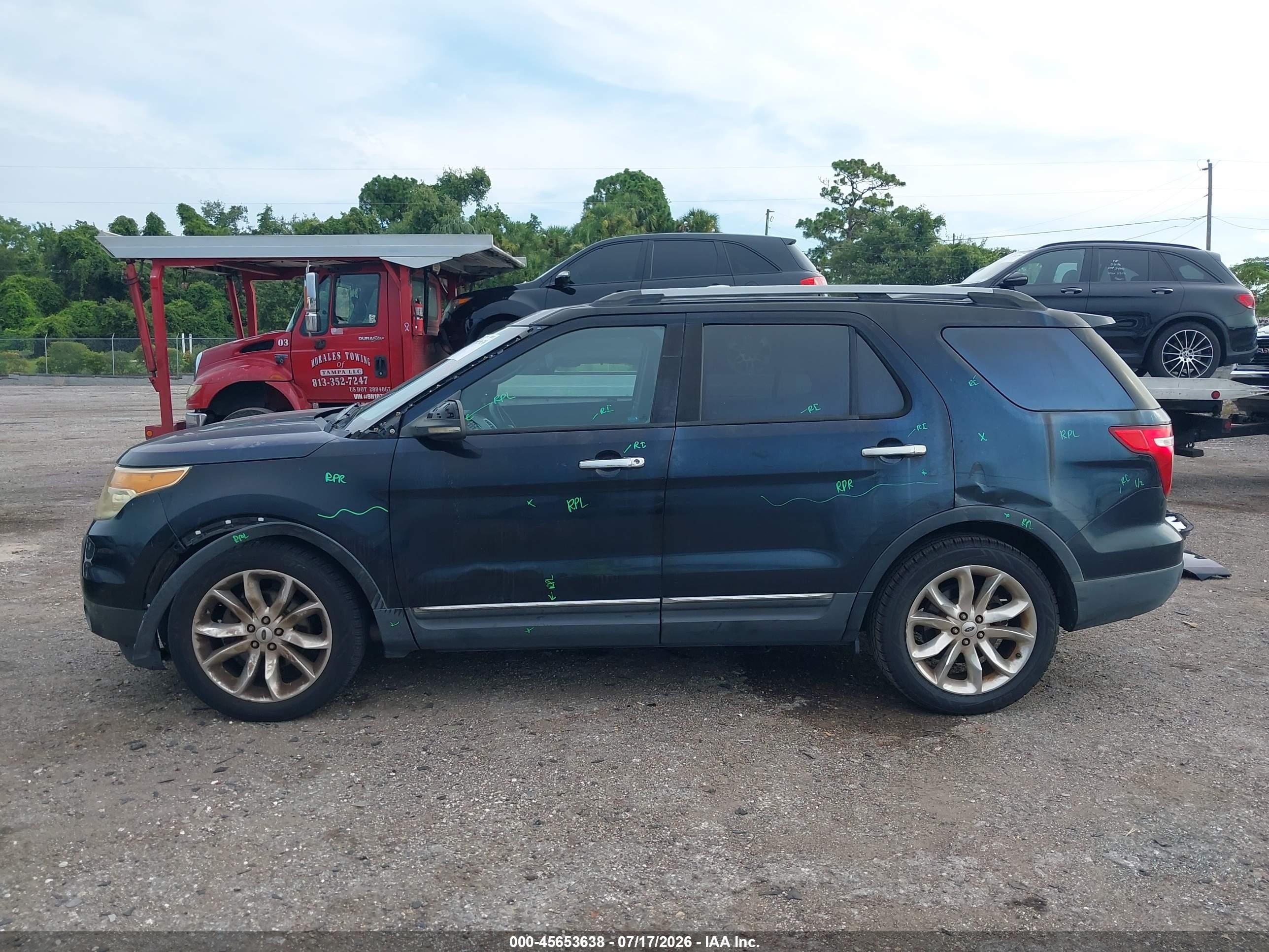 2012 Ford Explorer Xlt Black vin: 1FMHK7D85CGA03764
