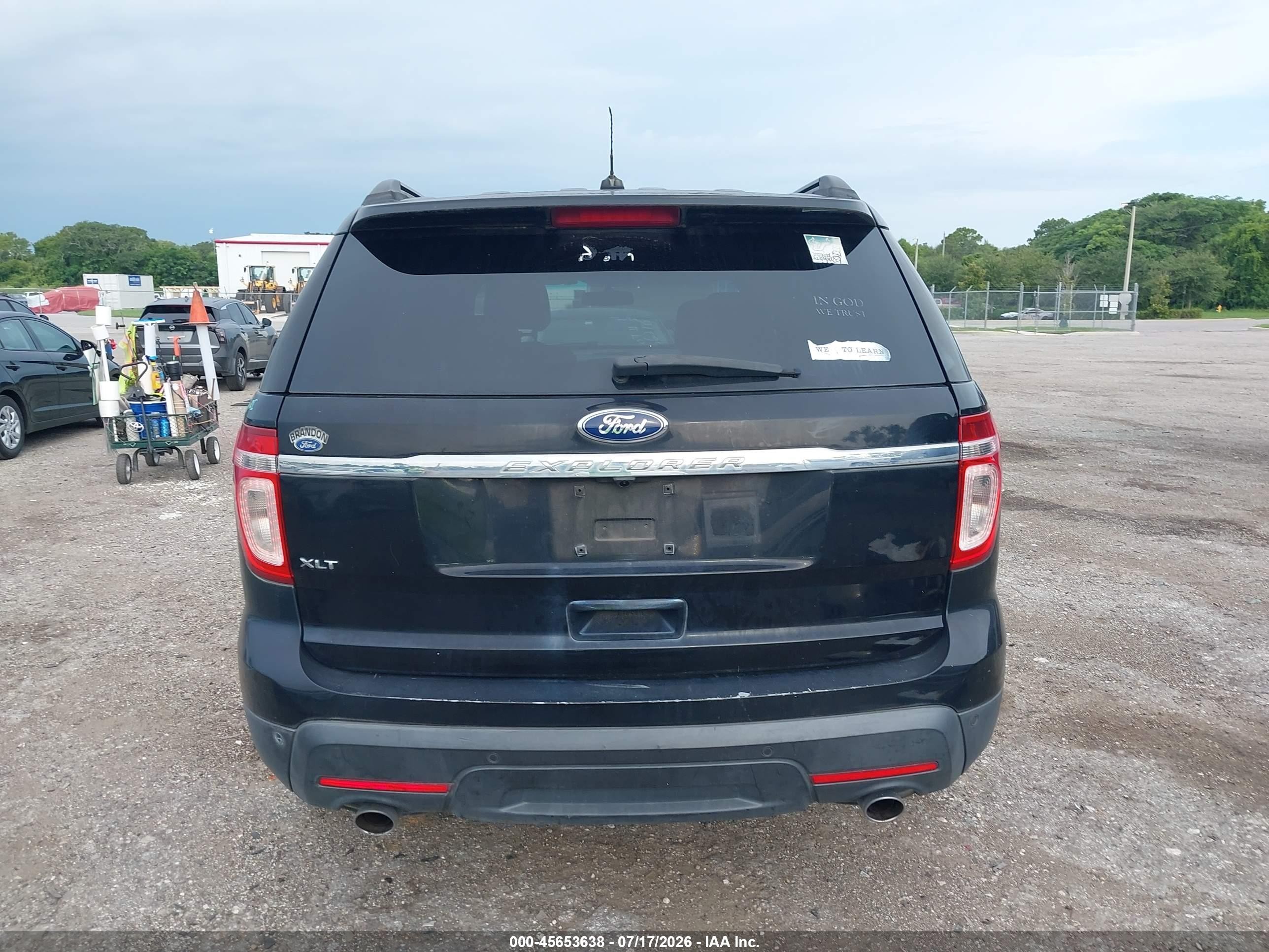 2012 Ford Explorer Xlt Black vin: 1FMHK7D85CGA03764