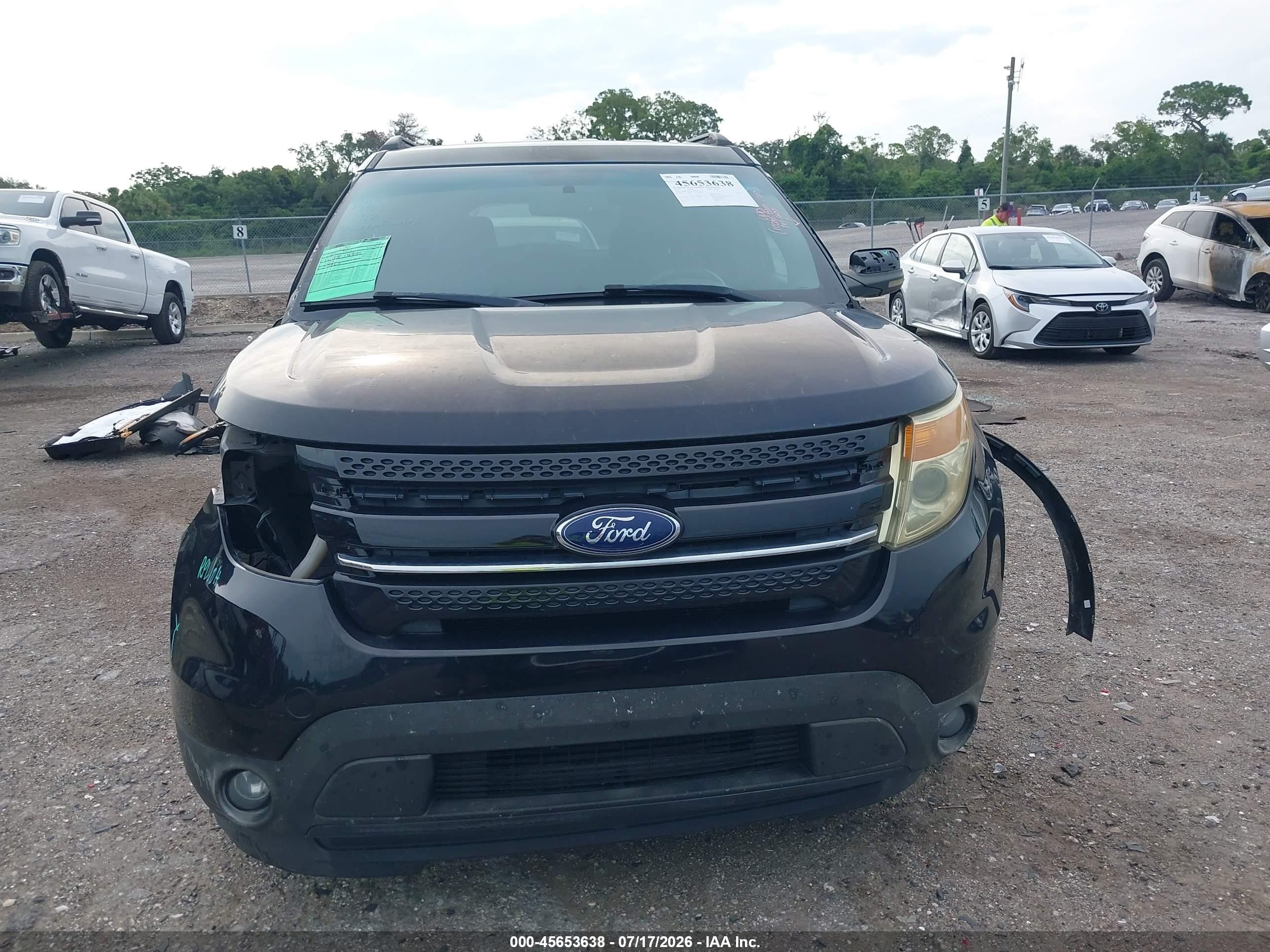 2012 Ford Explorer Xlt Black vin: 1FMHK7D85CGA03764