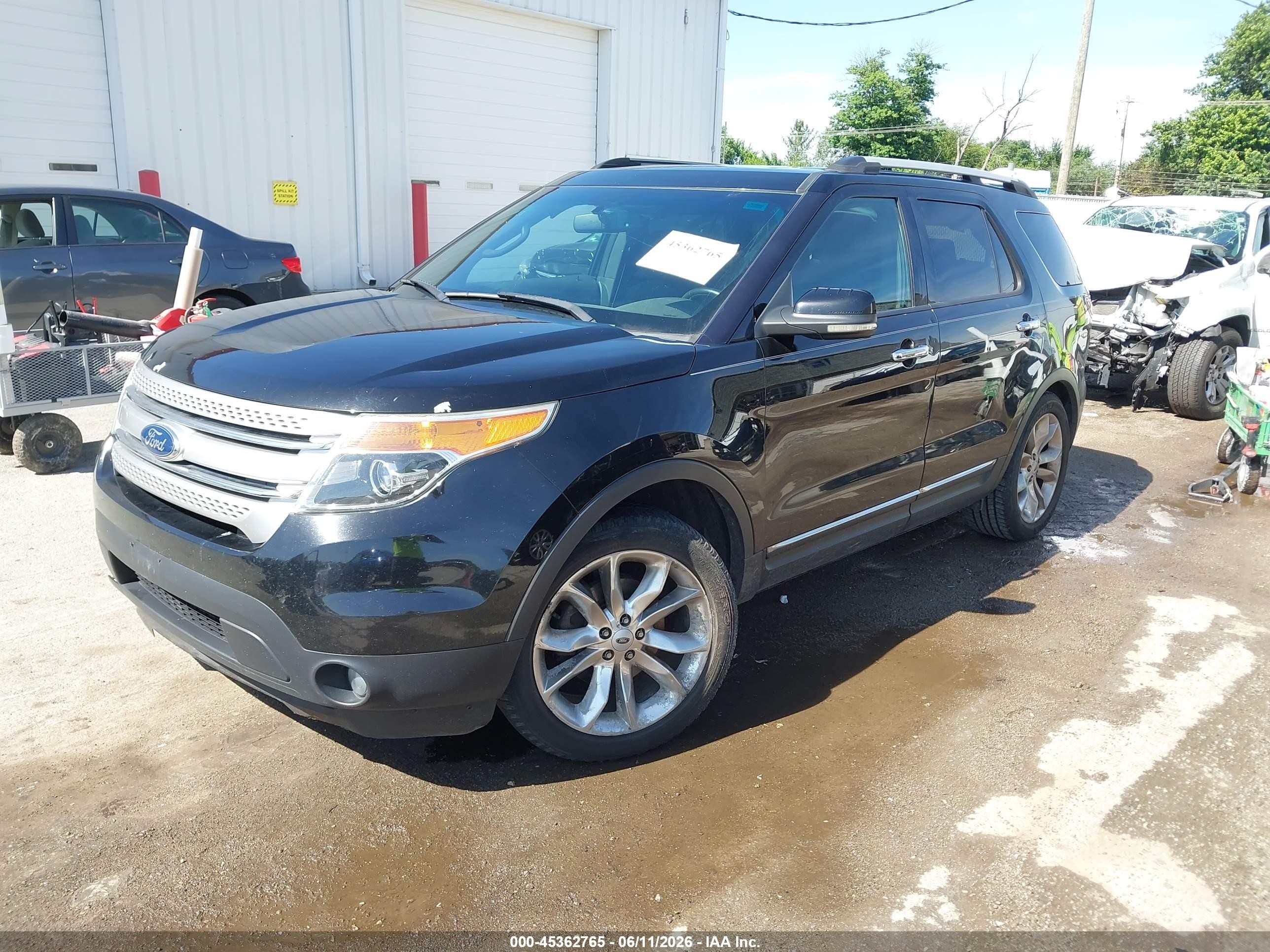 2012 Ford Explorer Xlt Black vin: 1FMHK7D85CGA16384