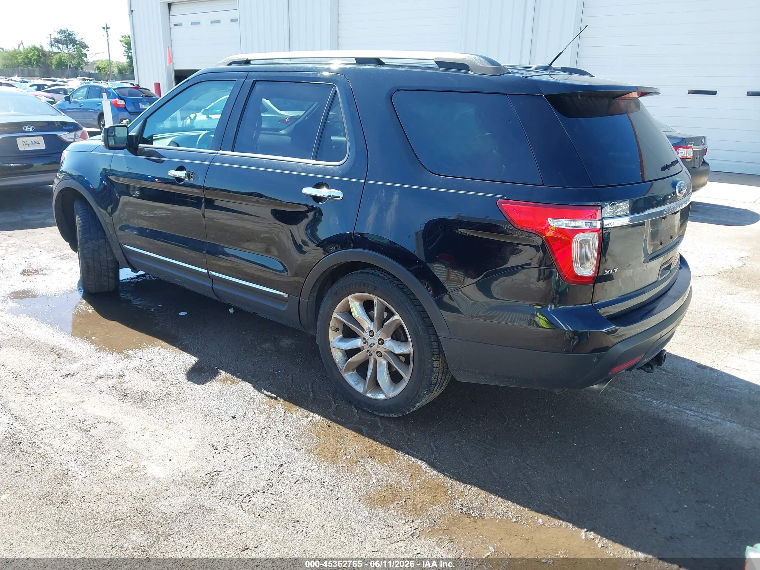 2012 Ford Explorer Xlt Black vin: 1FMHK7D85CGA16384