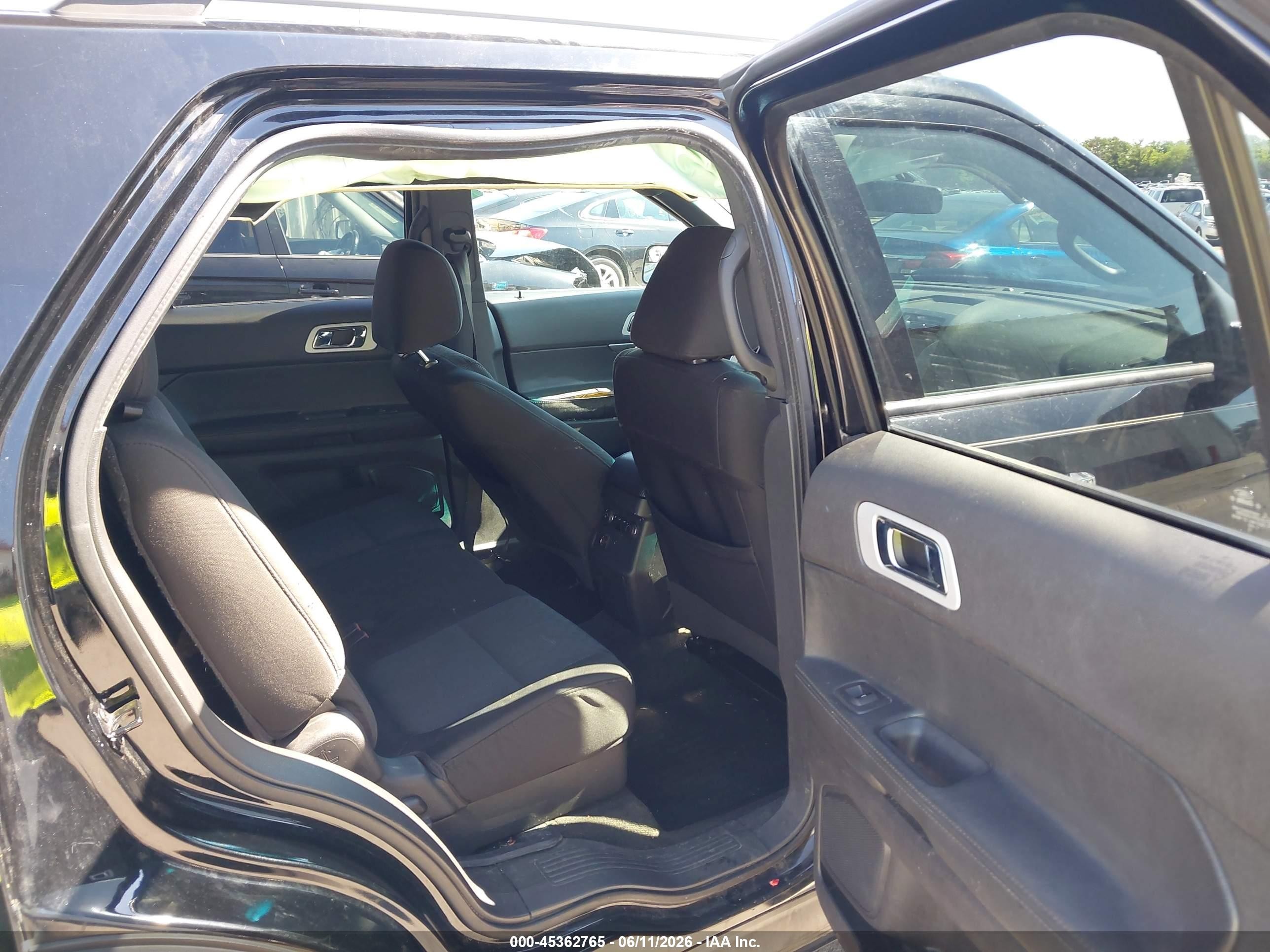 2012 Ford Explorer Xlt Black vin: 1FMHK7D85CGA16384