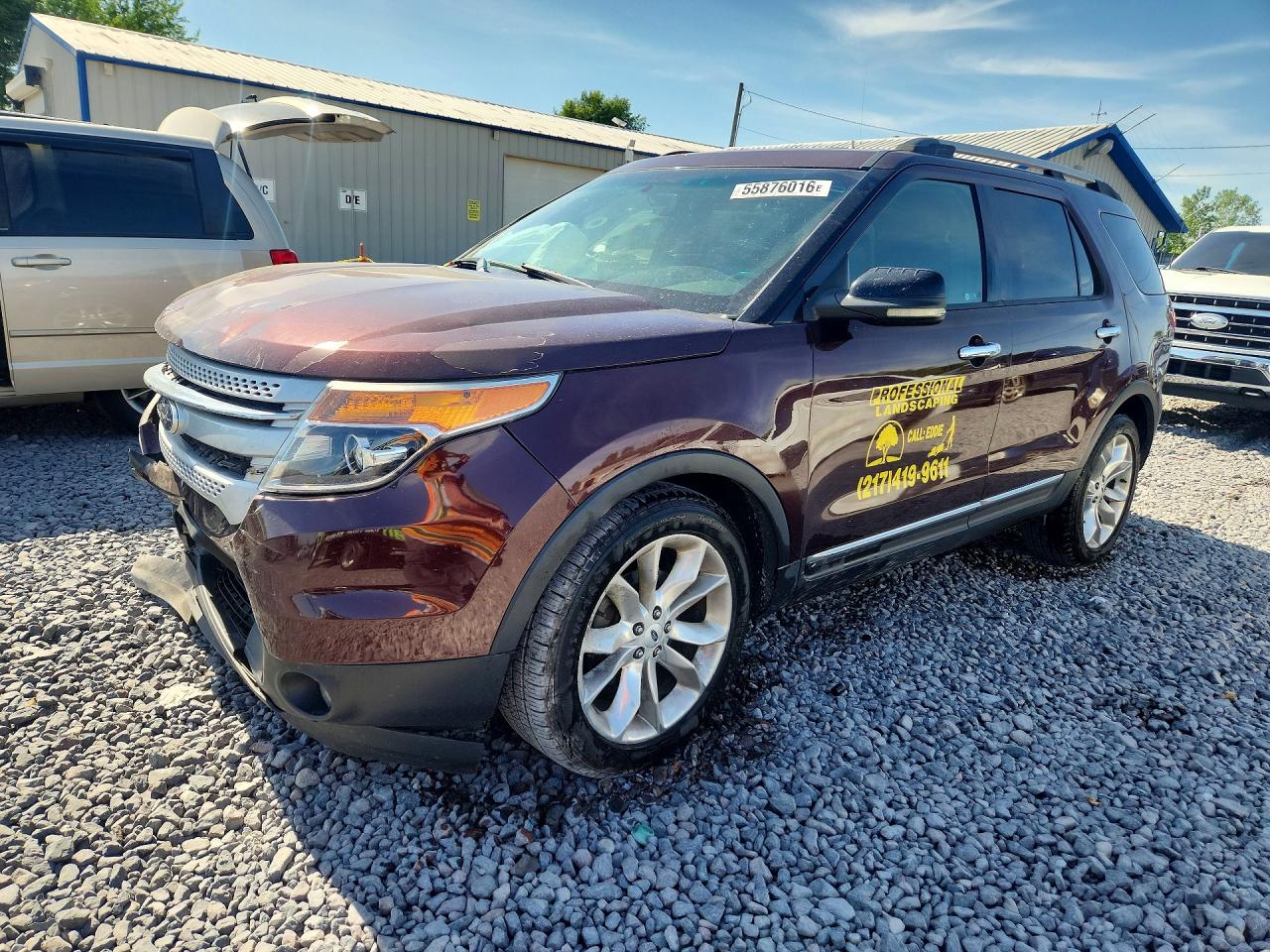 2012 Ford Explorer Xlt Maroon vin: 1FMHK7D85CGA16434
