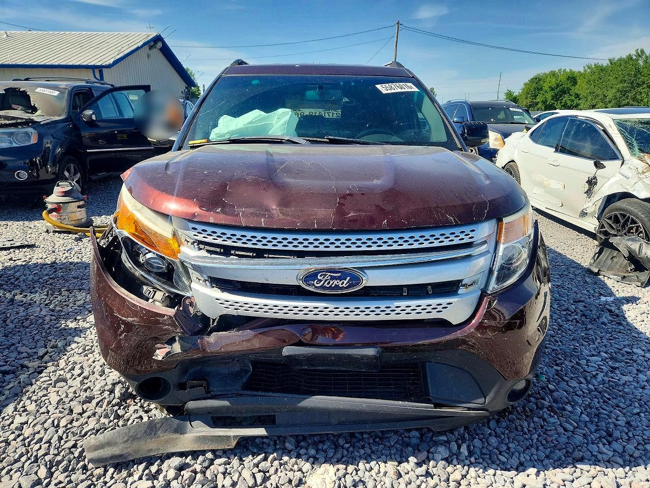 2012 Ford Explorer Xlt Темно-бордовый vin: 1FMHK7D85CGA16434