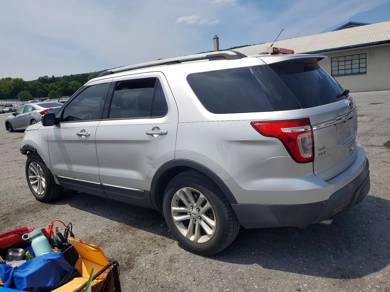 2012 Ford Explorer Xlt Silver vin: 1FMHK7D85CGA34674