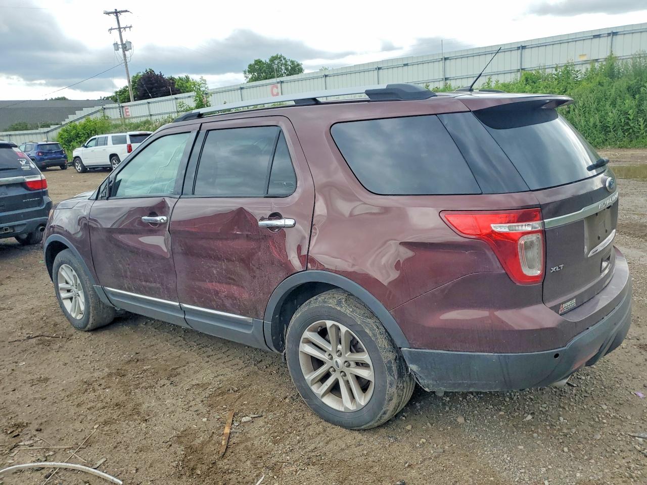 2012 Ford Explorer Xlt Brown vin: 1FMHK7D85CGA51832
