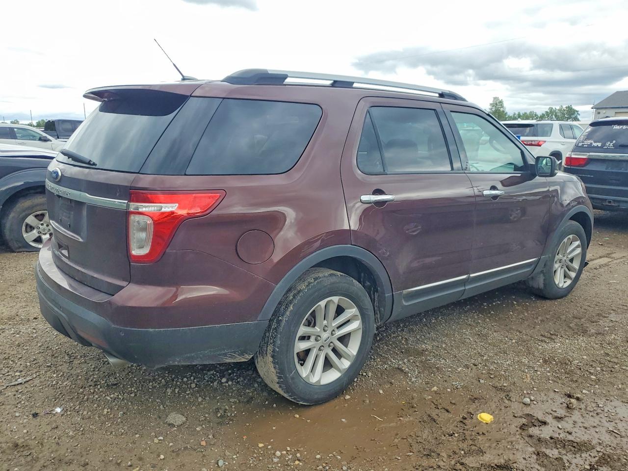 2012 Ford Explorer Xlt Brown vin: 1FMHK7D85CGA51832