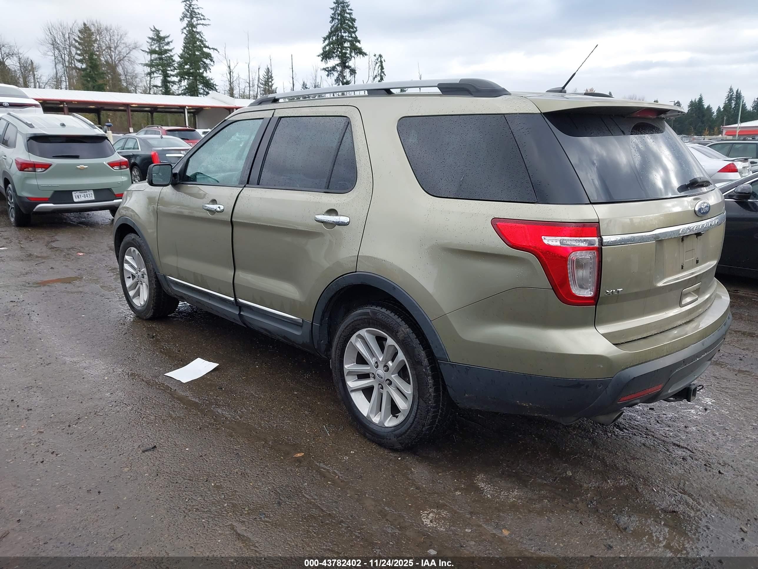 2012 Ford Explorer Xlt Green vin: 1FMHK7D85CGA57713