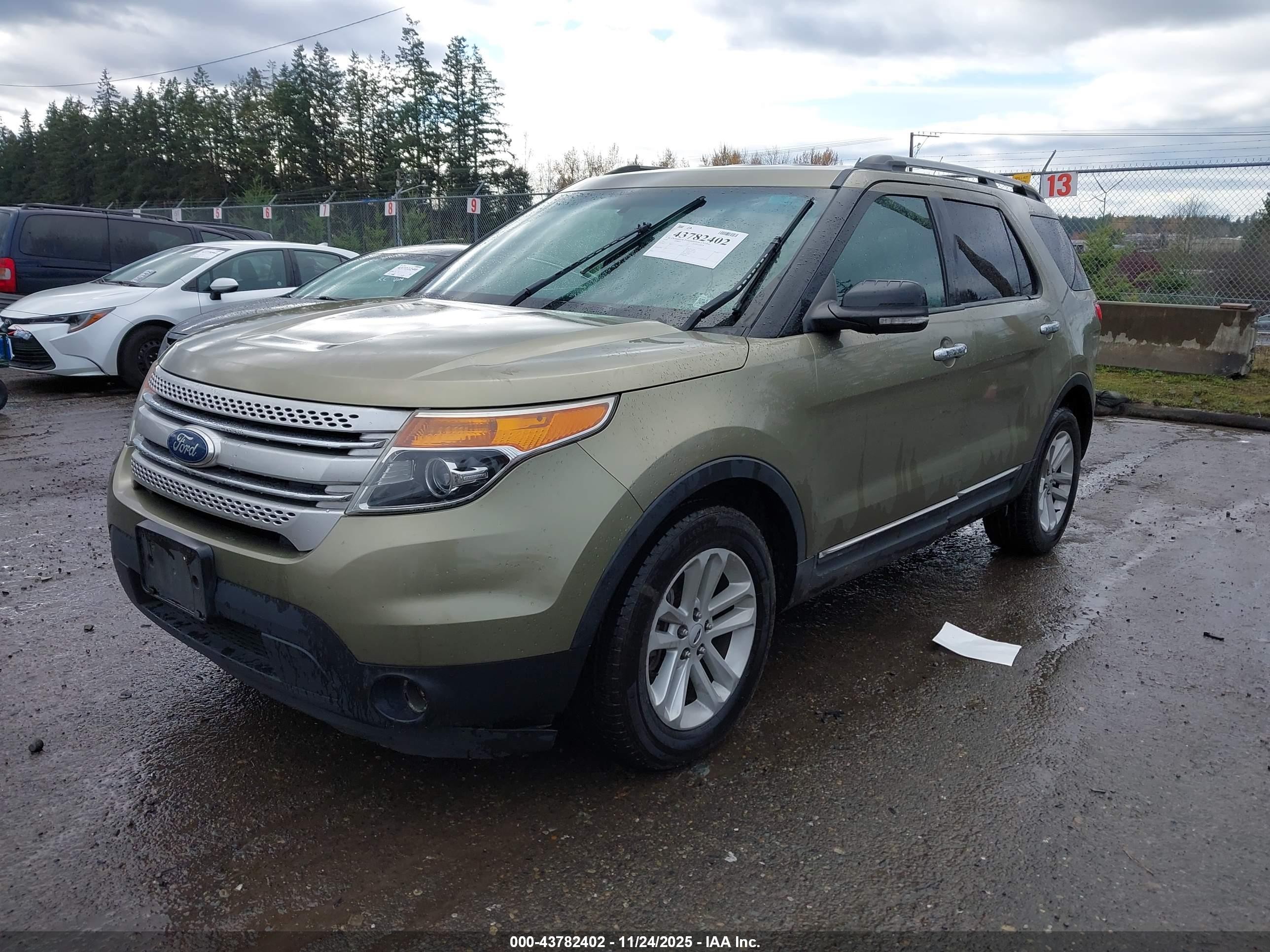 2012 Ford Explorer Xlt Green vin: 1FMHK7D85CGA57713