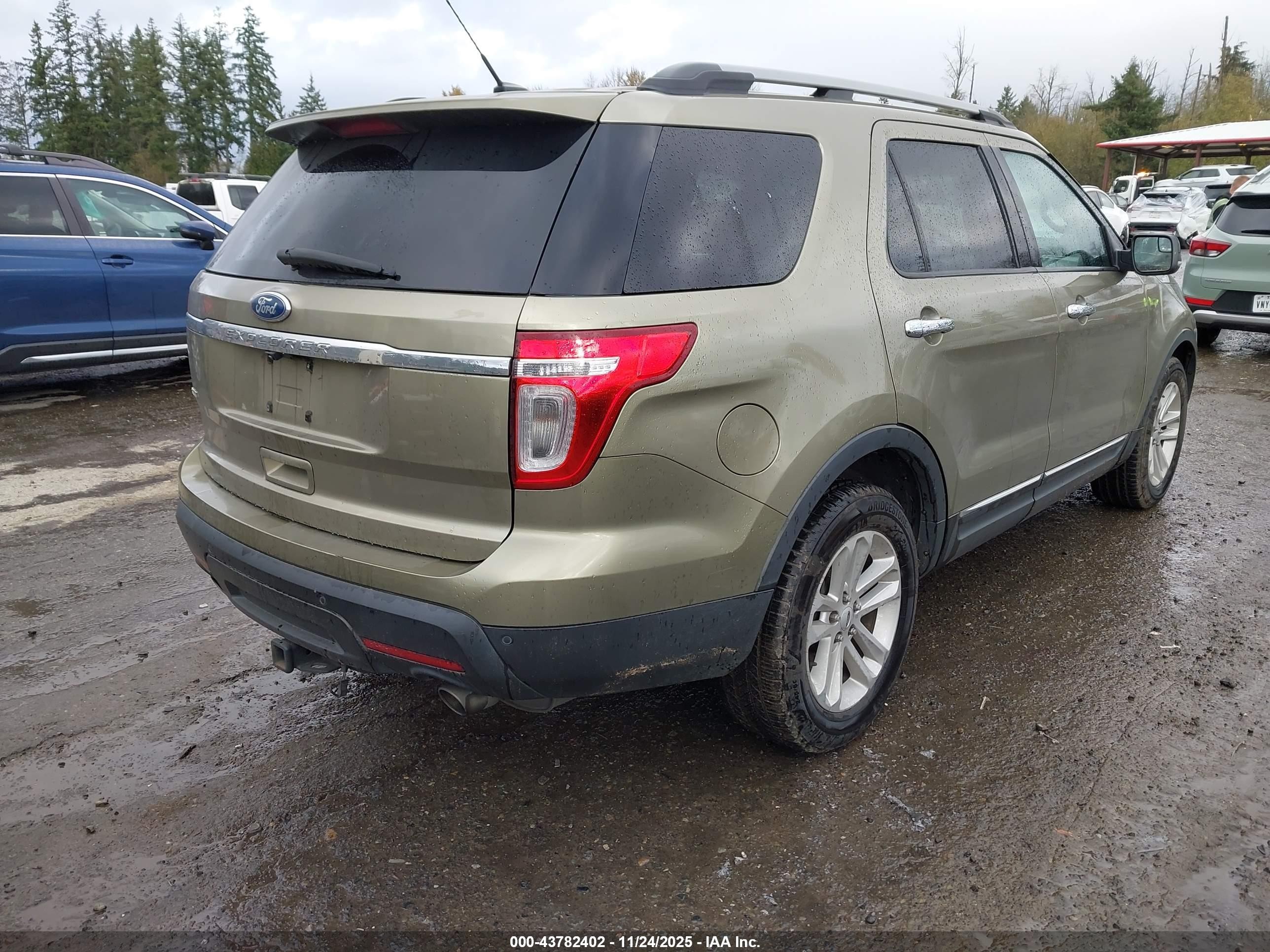 2012 Ford Explorer Xlt Green vin: 1FMHK7D85CGA57713