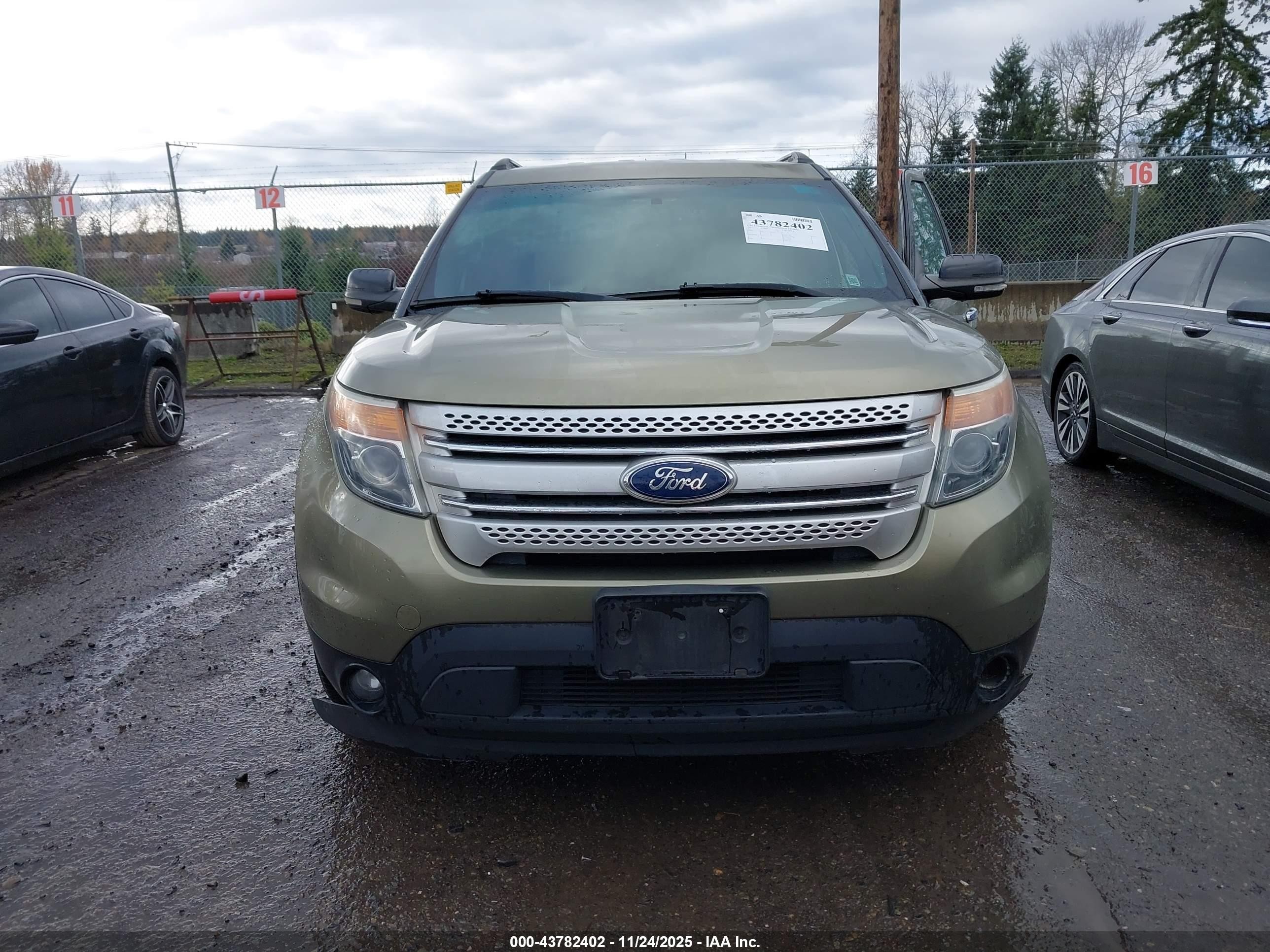 2012 Ford Explorer Xlt Green vin: 1FMHK7D85CGA57713