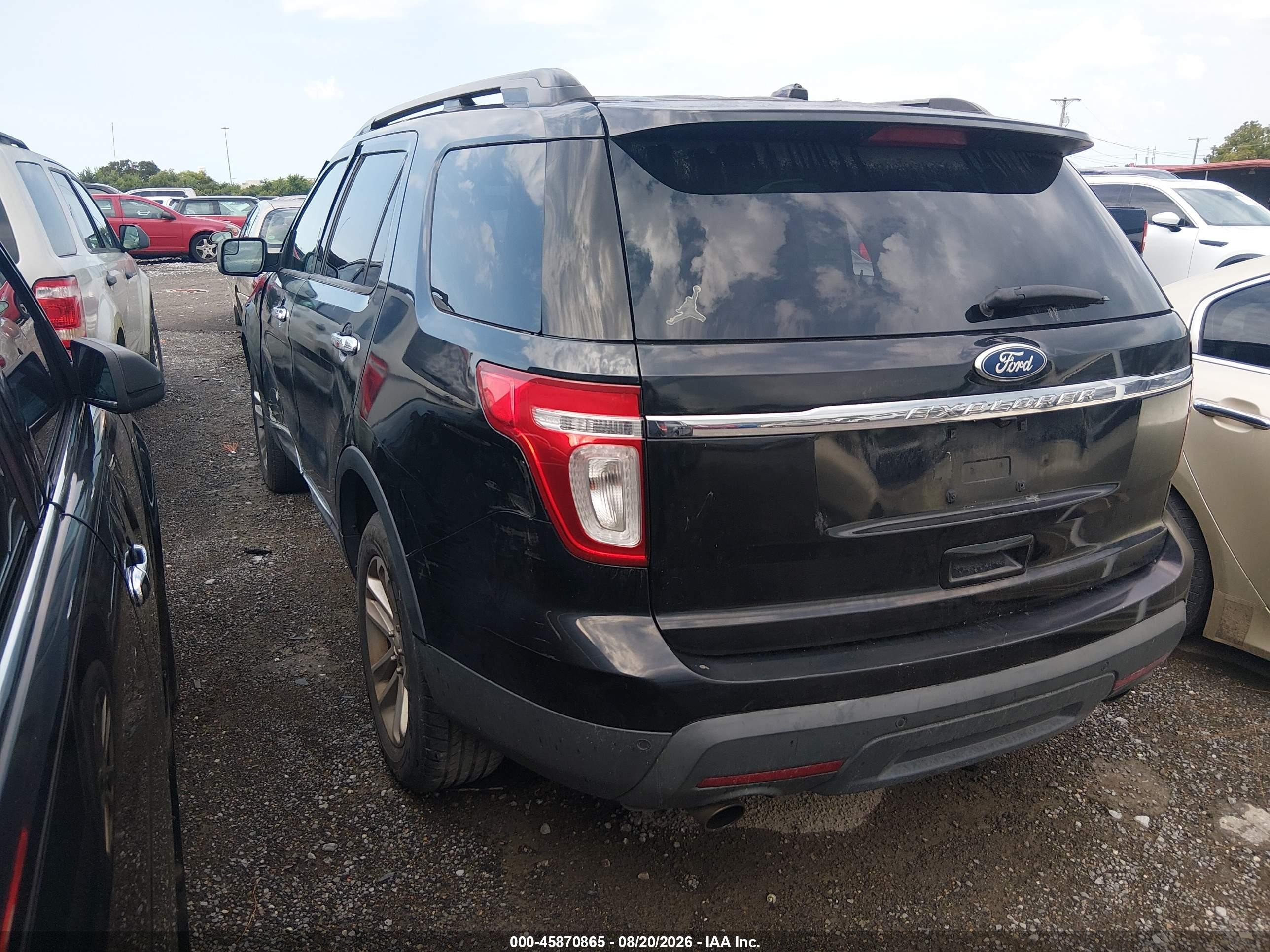 2011 Ford Explorer Xlt Black vin: 1FMHK7D86BGA06526
