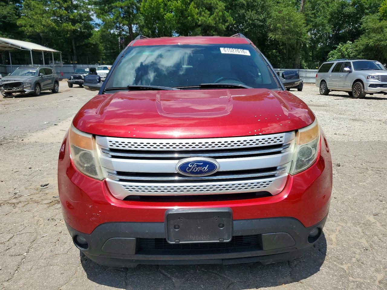 2011 Ford Explorer Xlt Red vin: 1FMHK7D86BGA29823