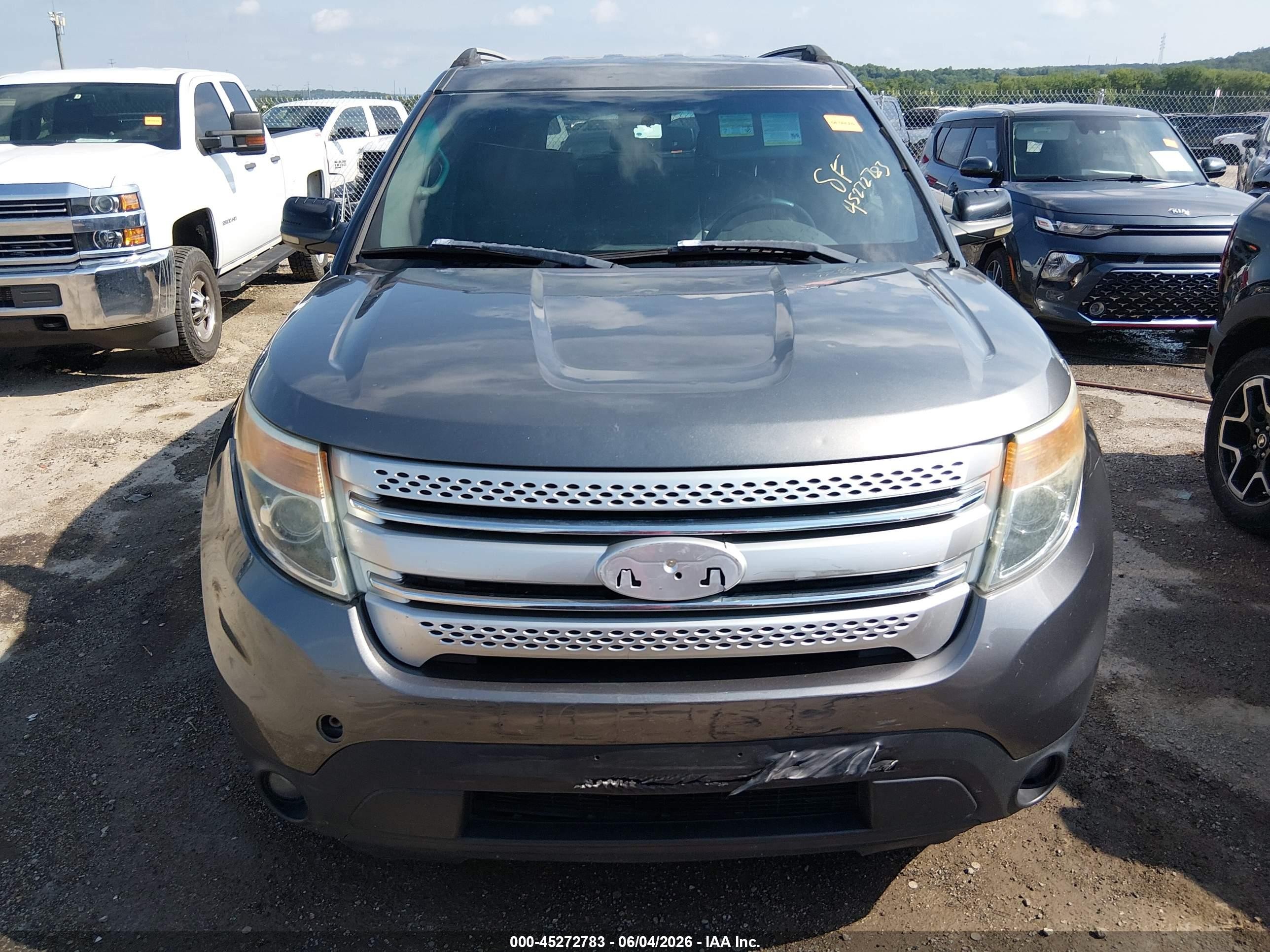 2011 Ford Explorer Xlt Gray vin: 1FMHK7D86BGA87379