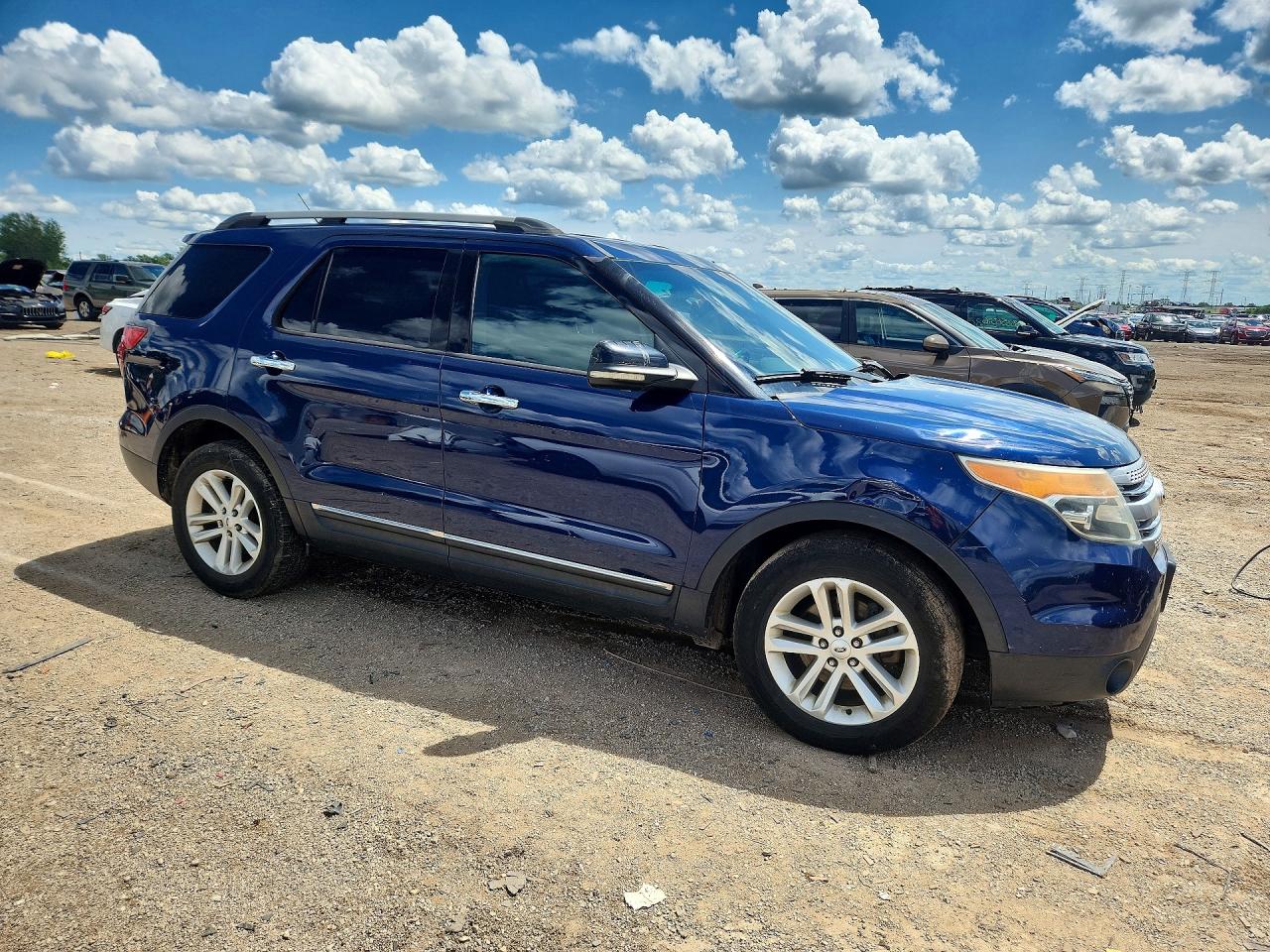 2012 Ford Explorer Xlt Blue vin: 1FMHK7D86CGA19682