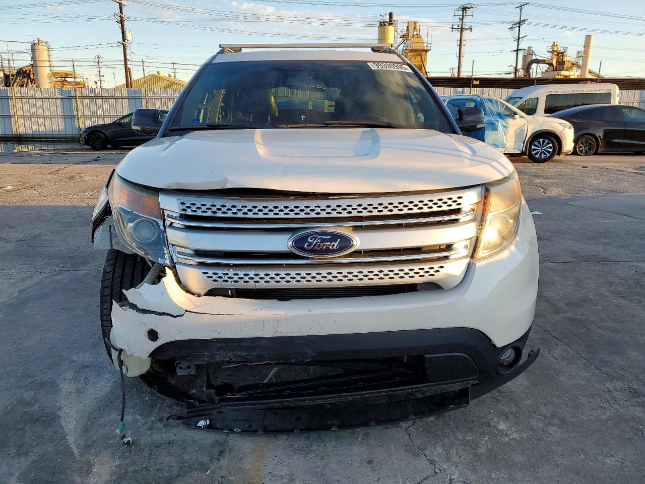 2012 Ford Explorer Xlt White vin: 1FMHK7D86CGA25725