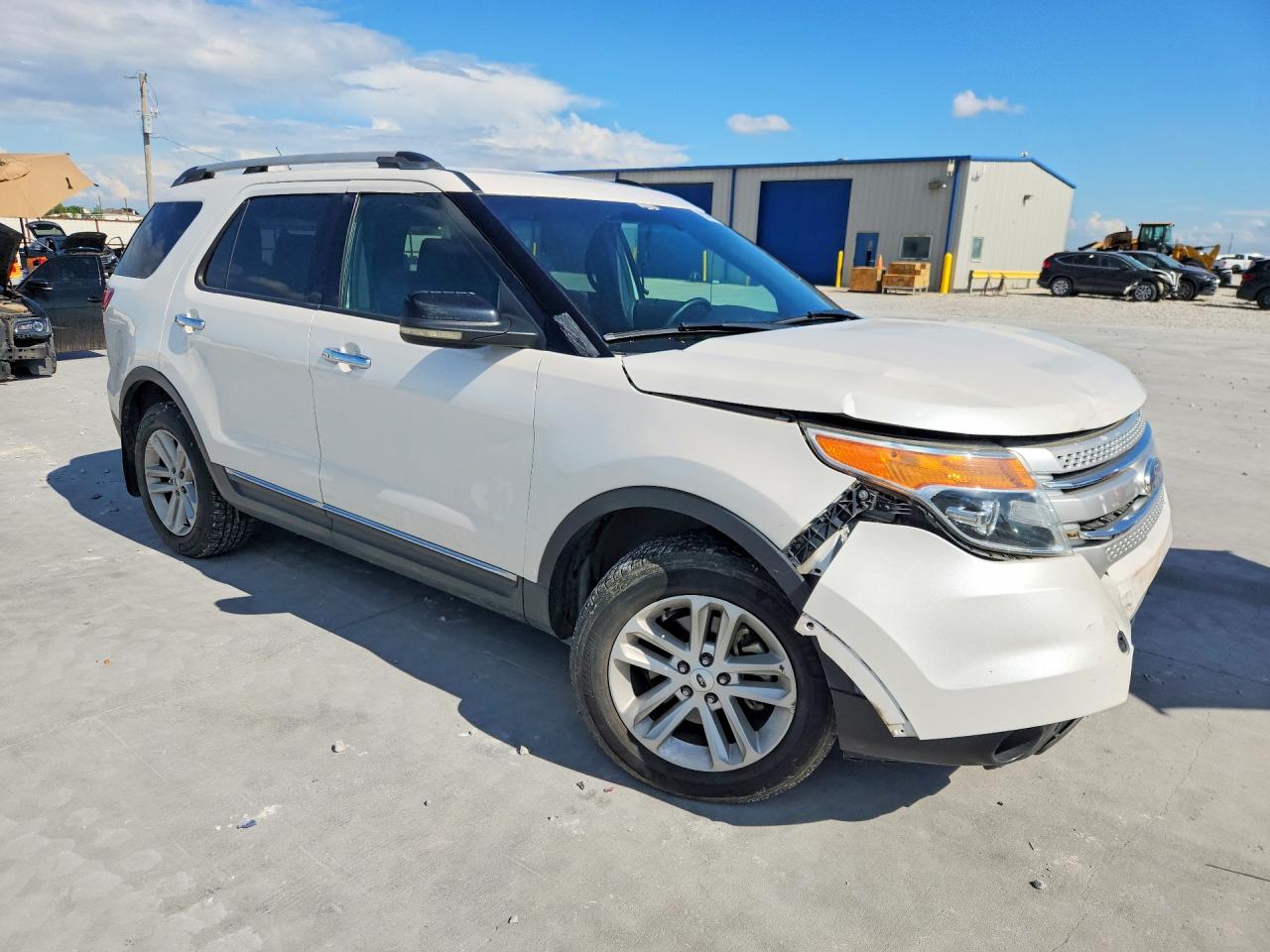 2012 Ford Explorer Xlt White vin: 1FMHK7D86CGA31380
