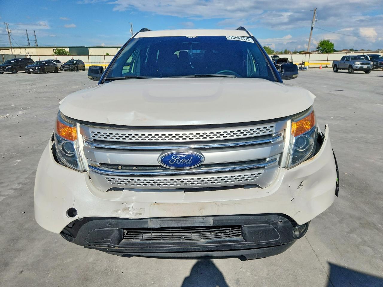 2012 Ford Explorer Xlt White vin: 1FMHK7D86CGA31380