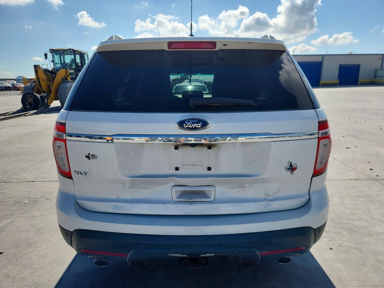 2012 Ford Explorer Xlt White vin: 1FMHK7D86CGA31380