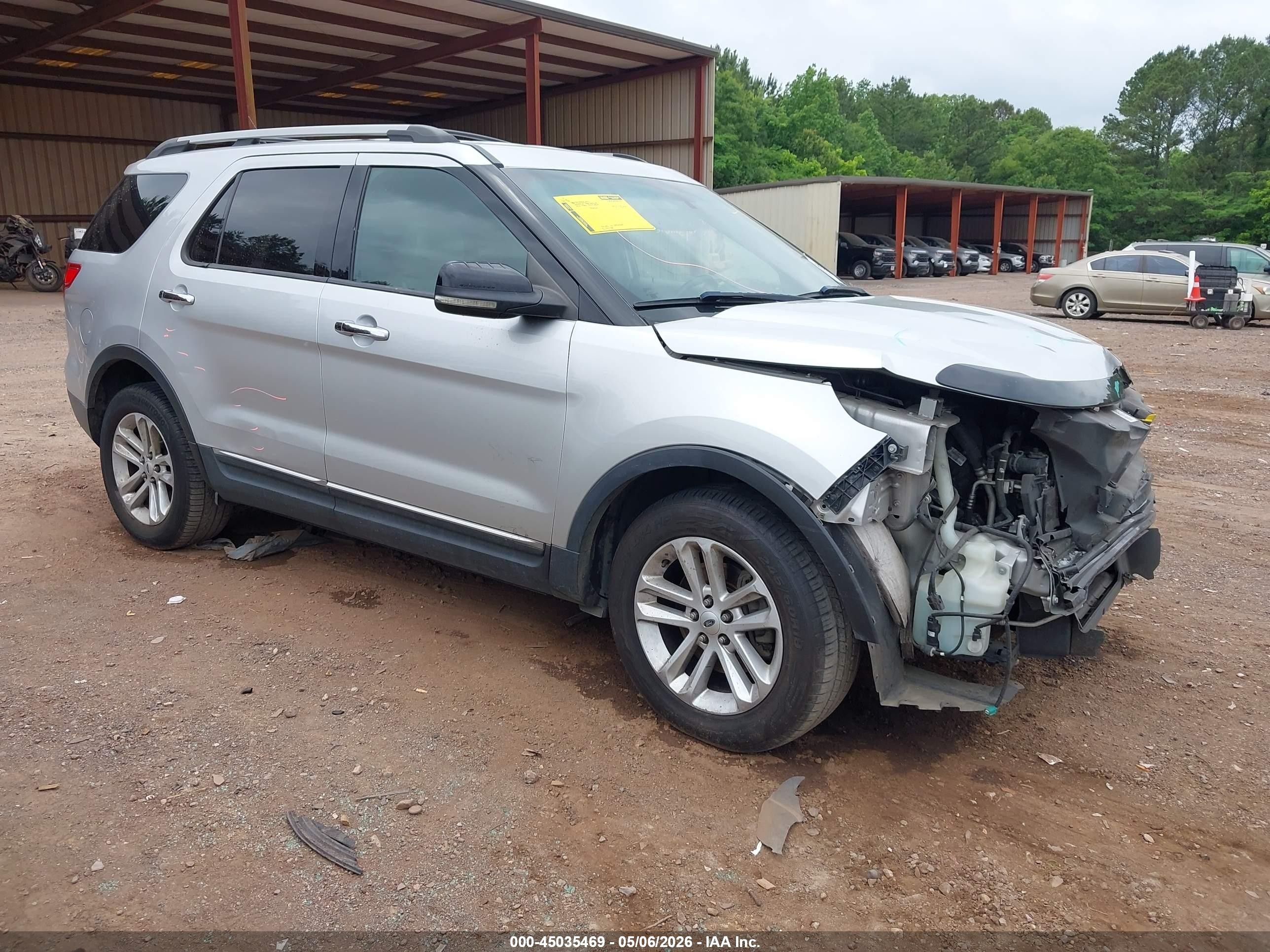 2012 Ford Explorer Xlt Silver vin: 1FMHK7D86CGA54366