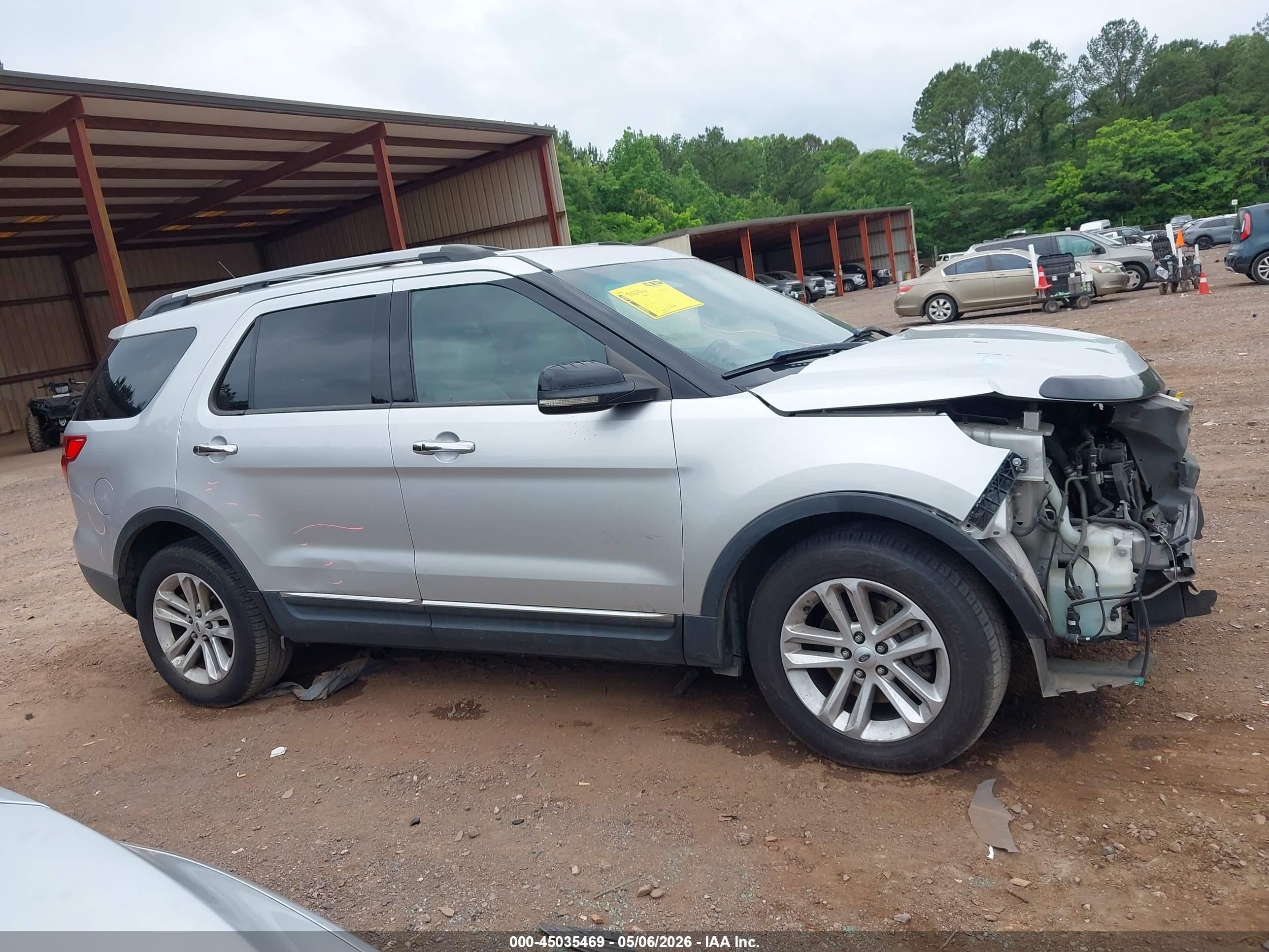 2012 Ford Explorer Xlt Silver vin: 1FMHK7D86CGA54366