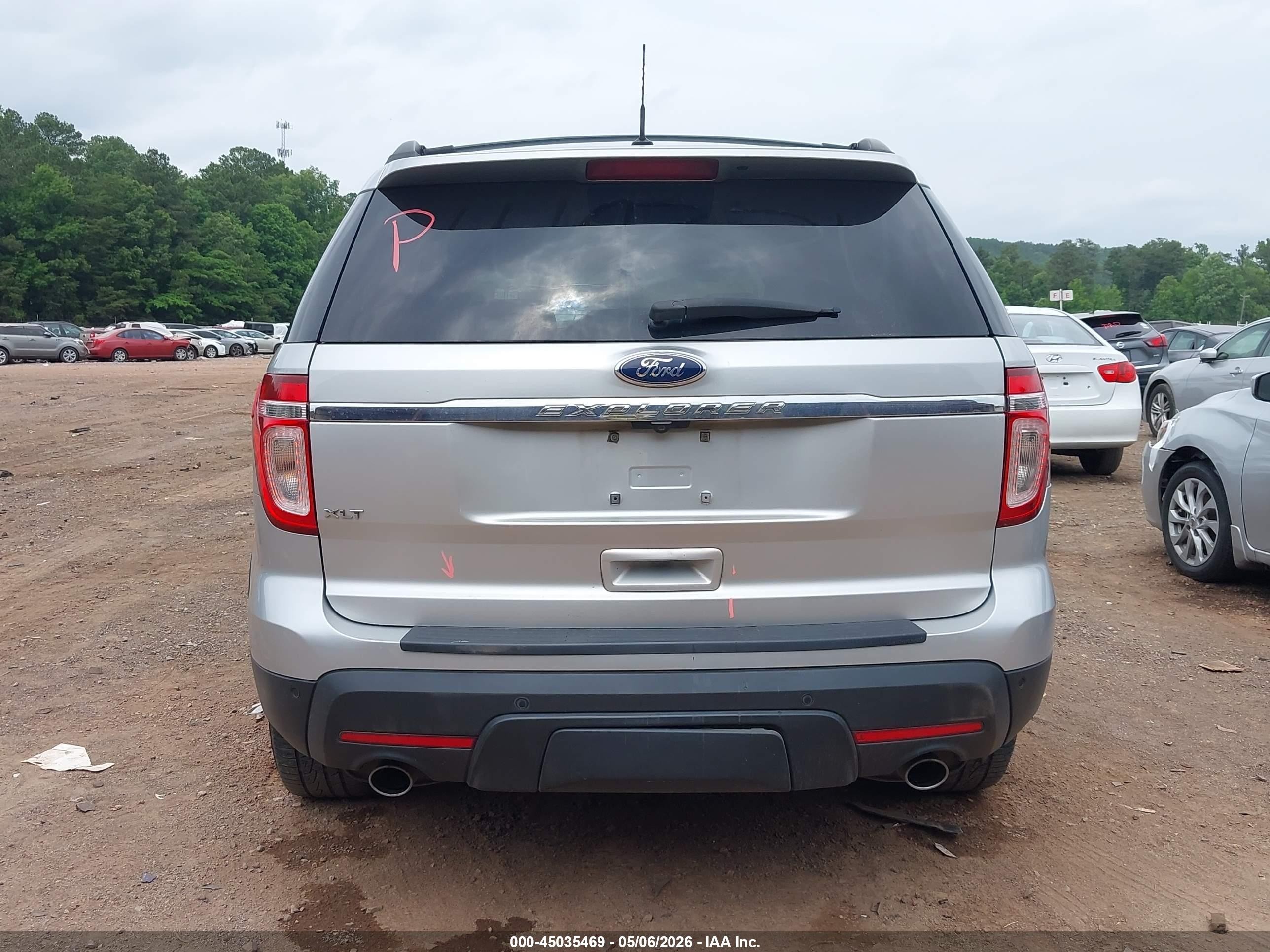 2012 Ford Explorer Xlt Silver vin: 1FMHK7D86CGA54366