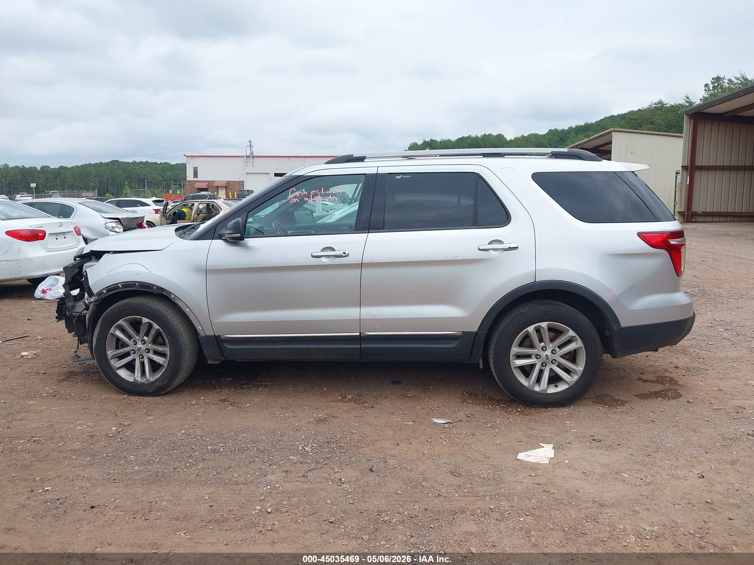 2012 Ford Explorer Xlt Silver vin: 1FMHK7D86CGA54366